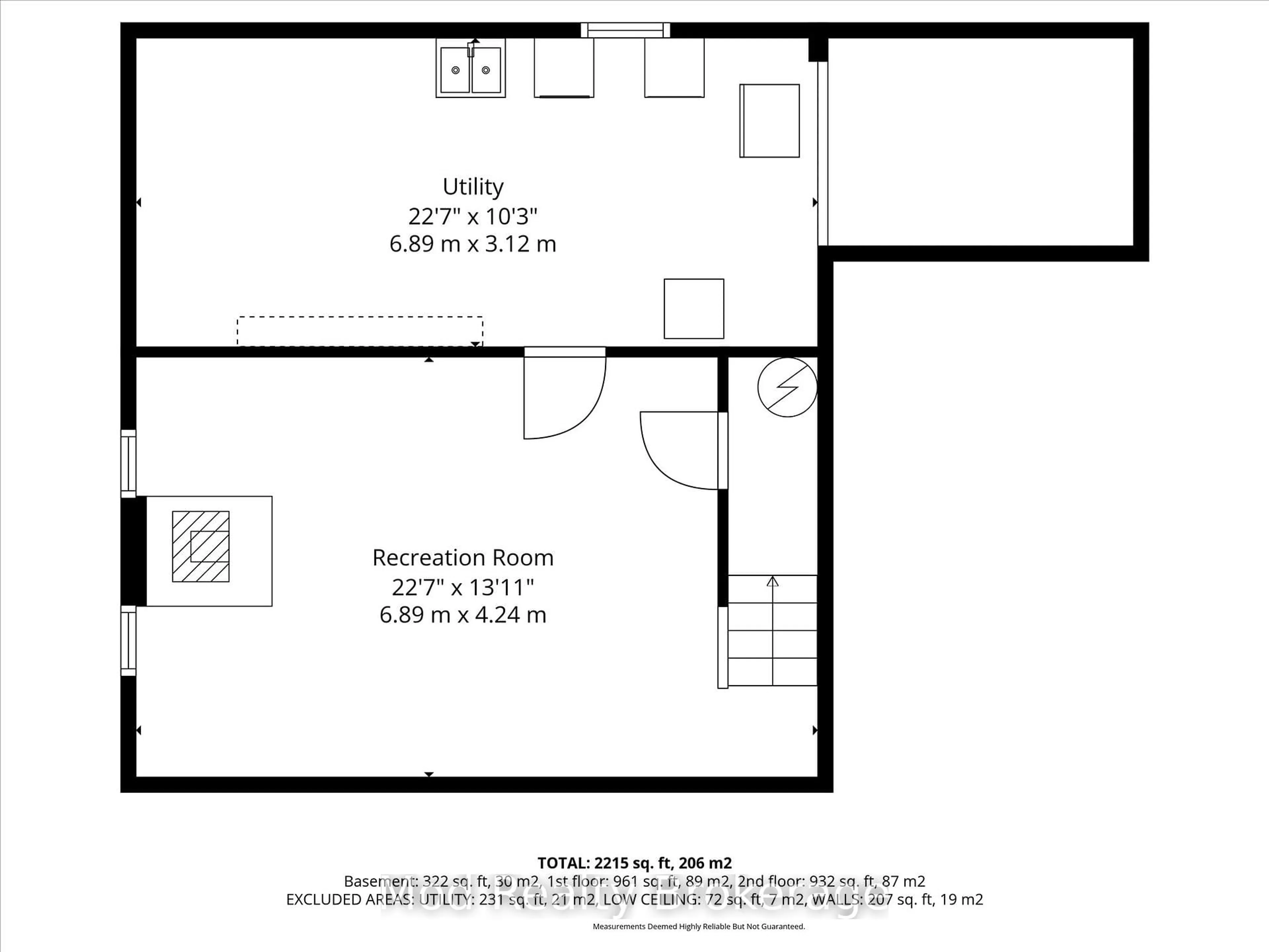 Floor plan for 3070 Northview Cres, Burlington Ontario L7M 1B1