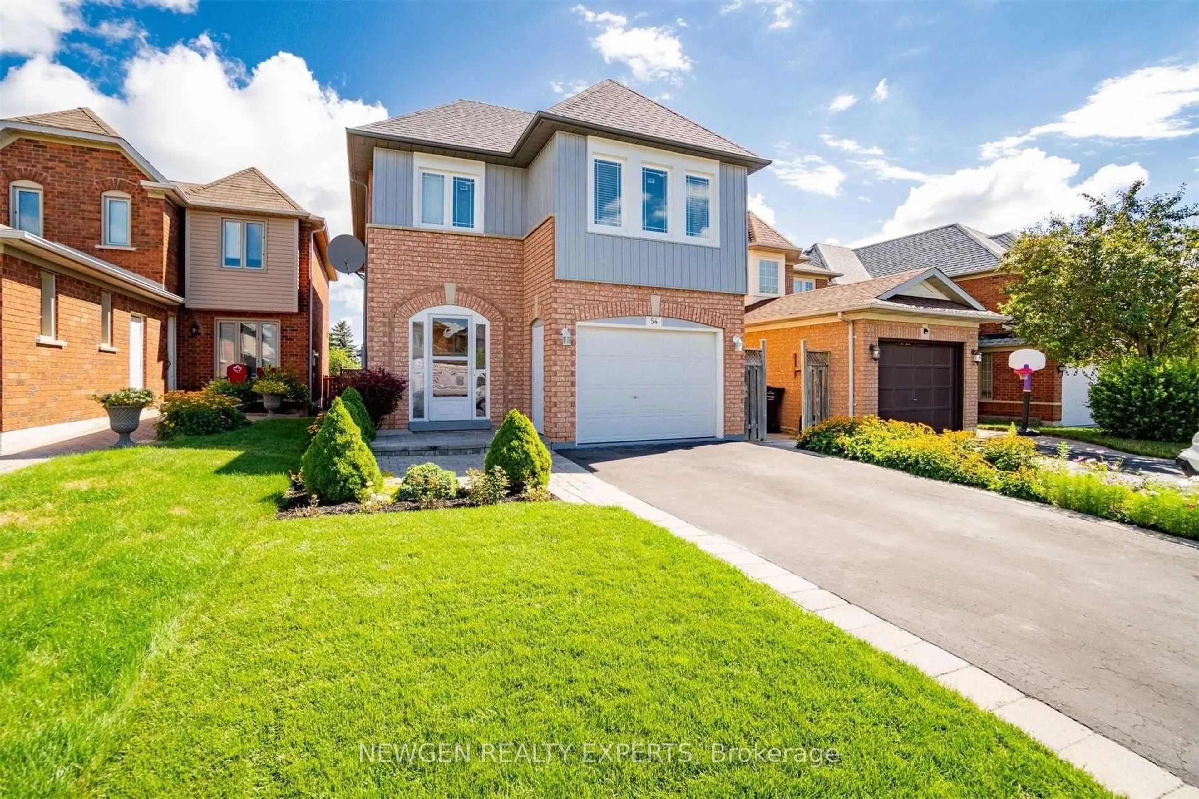 Home with brick exterior material, street for 54 Sahara Tr, Brampton Ontario L6R 1P3
