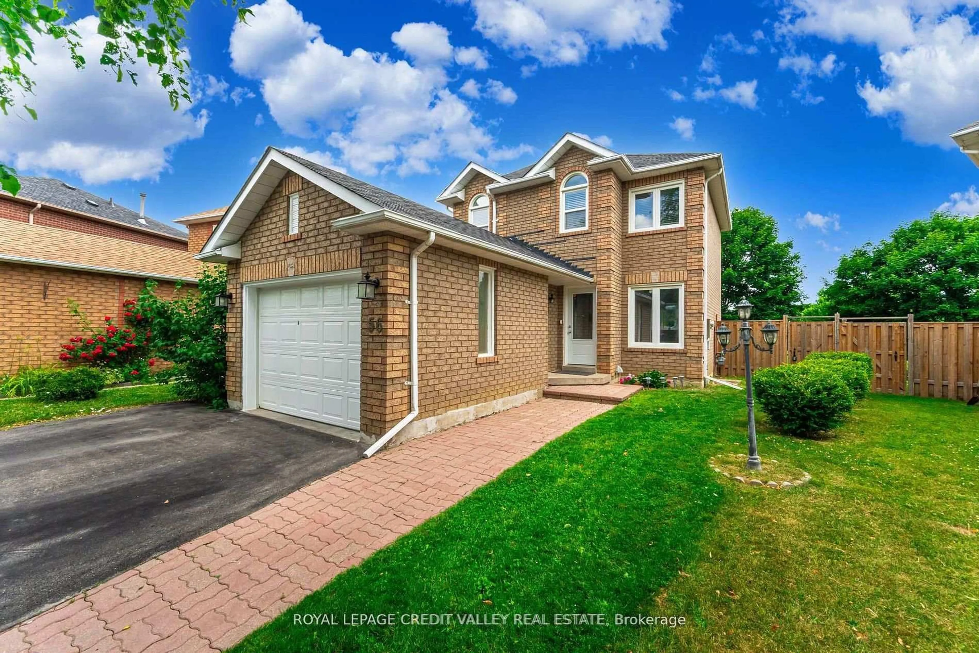 Home with brick exterior material, street for 56 Valonia Dr, Brampton Ontario L6V 4K1
