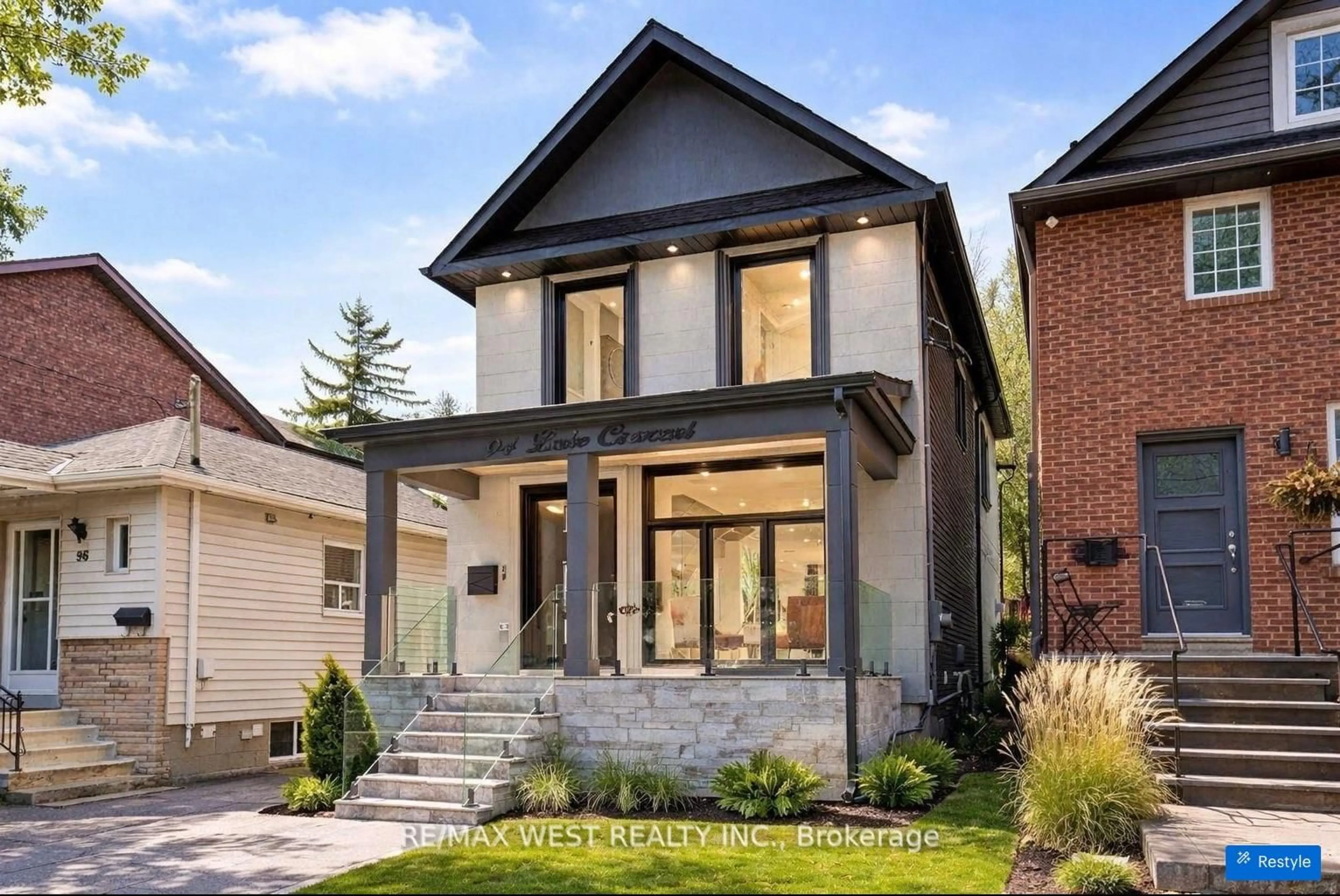 Home with brick exterior material, street for 94 Lake Cres, Toronto Ontario M8V 1W1