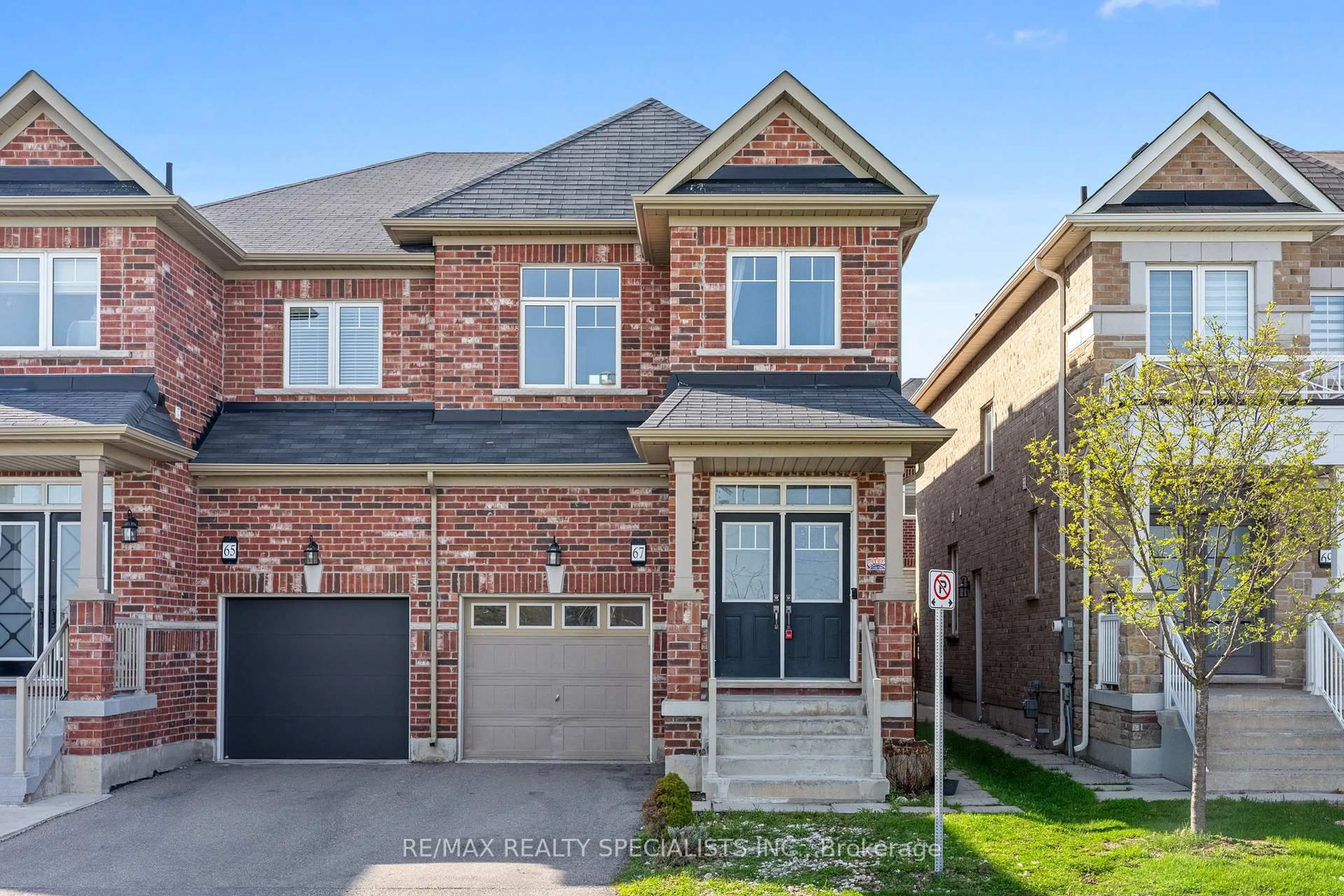 Home with brick exterior material, street for 67 Baffin Cres, Brampton Ontario L7A 4L1