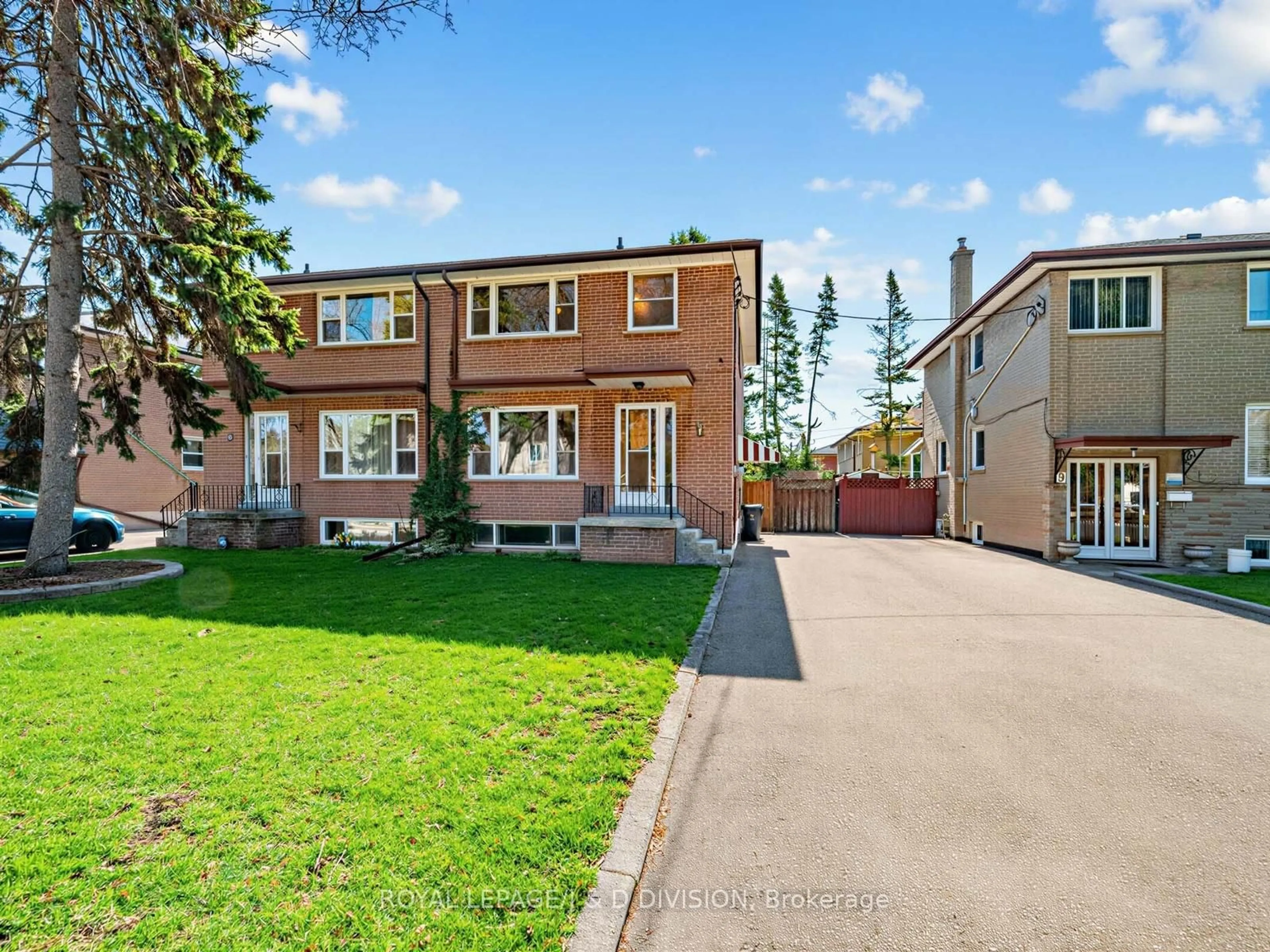 Home with brick exterior material, street for 7 Crosby Ave, Toronto Ontario M6S 2P8