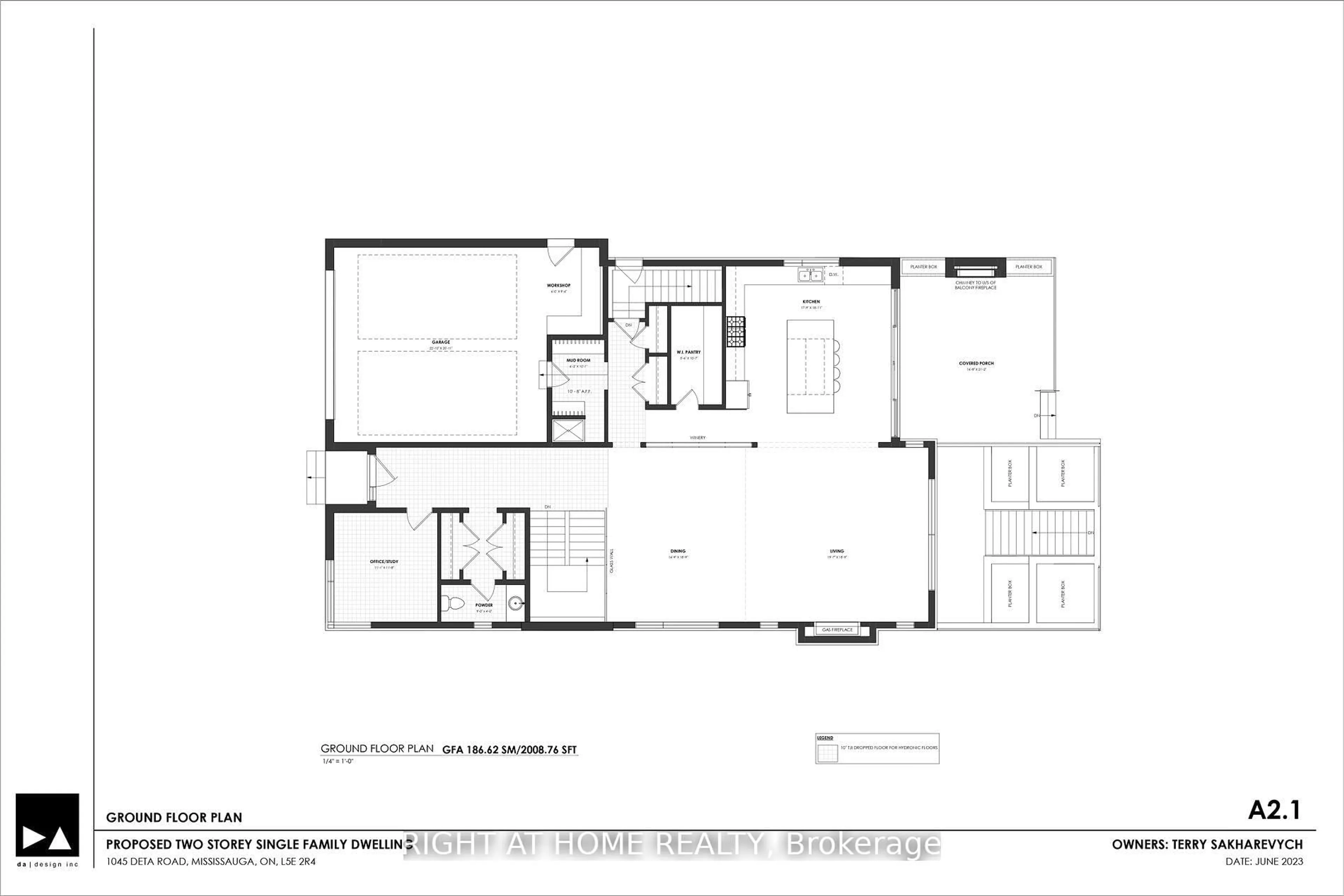 Floor plan for 1045 Deta Rd, Mississauga Ontario L5E 2R4