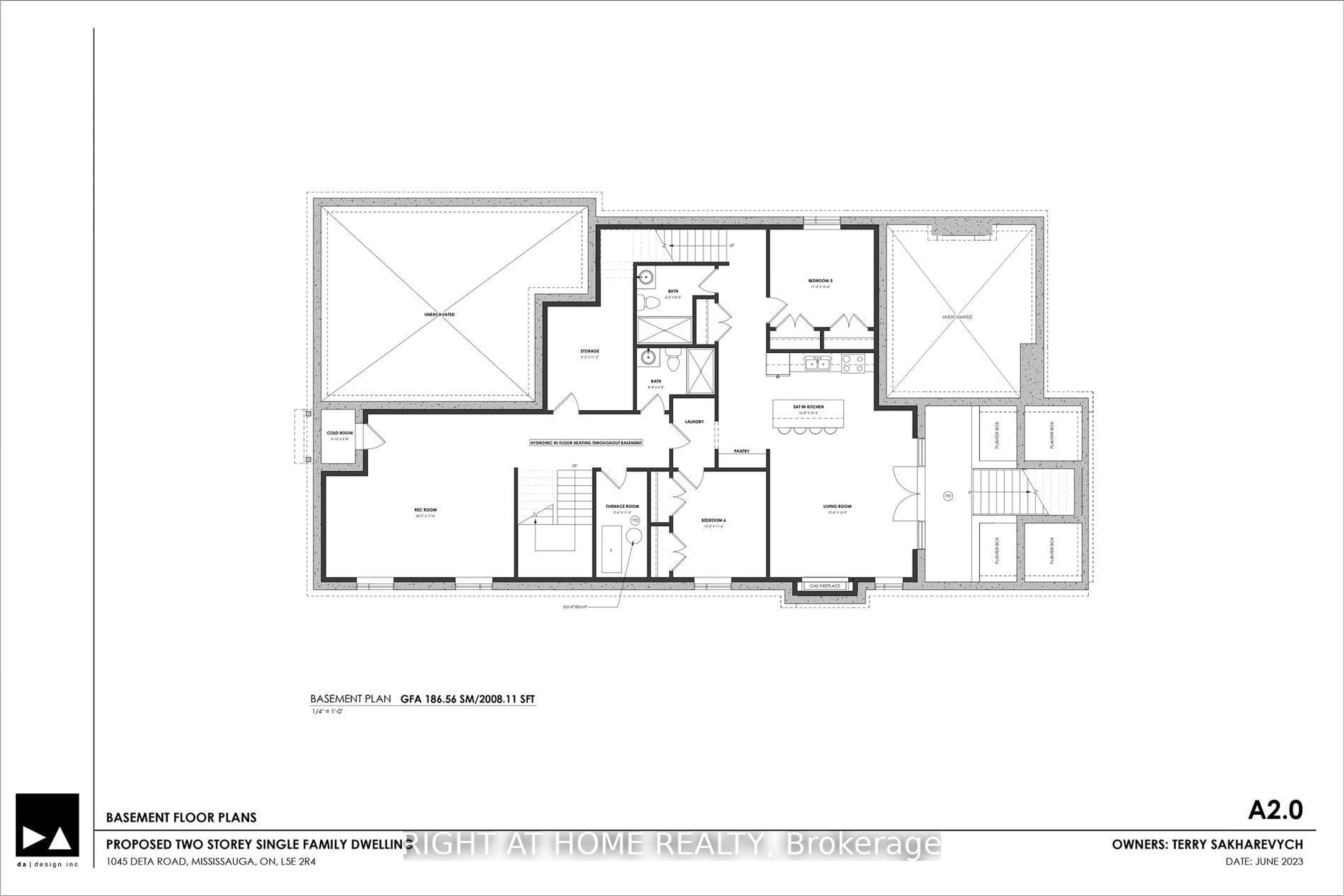 Floor plan for 1045 Deta Rd, Mississauga Ontario L5E 2R4