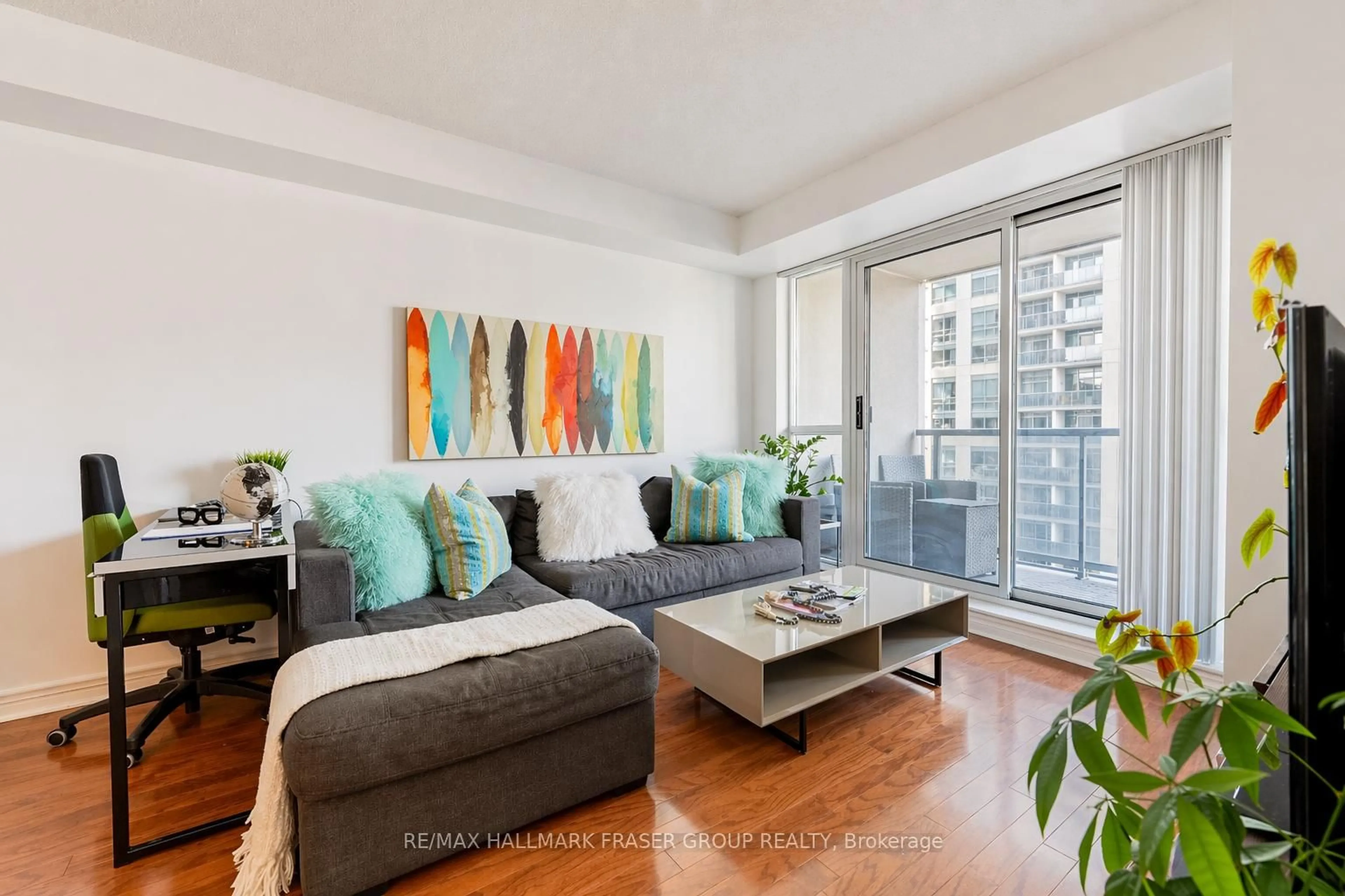 Living room with furniture, unknown for 5 Michael Power Pl #905, Toronto Ontario M9A 0A3