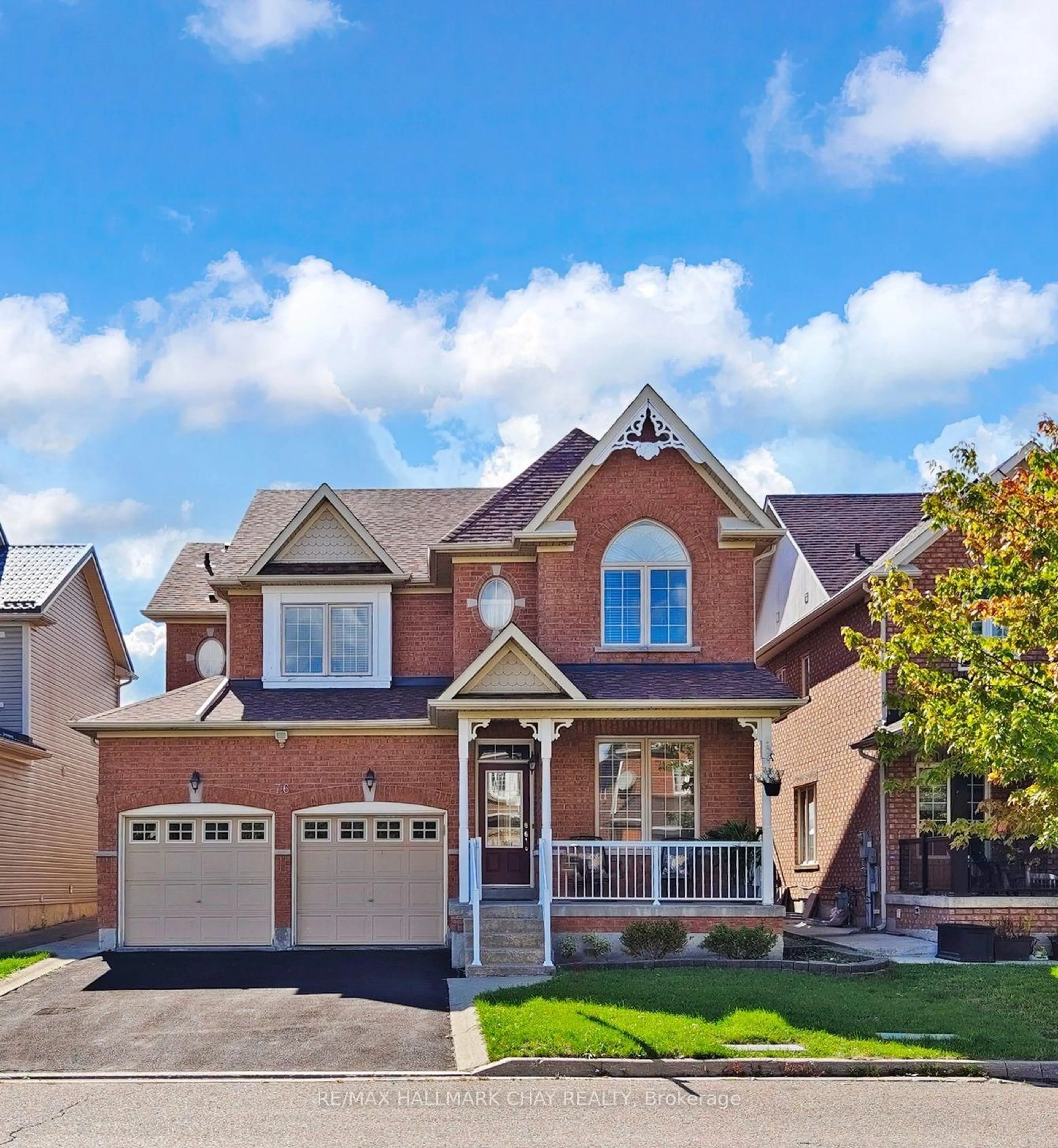Home with brick exterior material, street for 76 Cobblestone Crt, Brampton Ontario L6R 2S4
