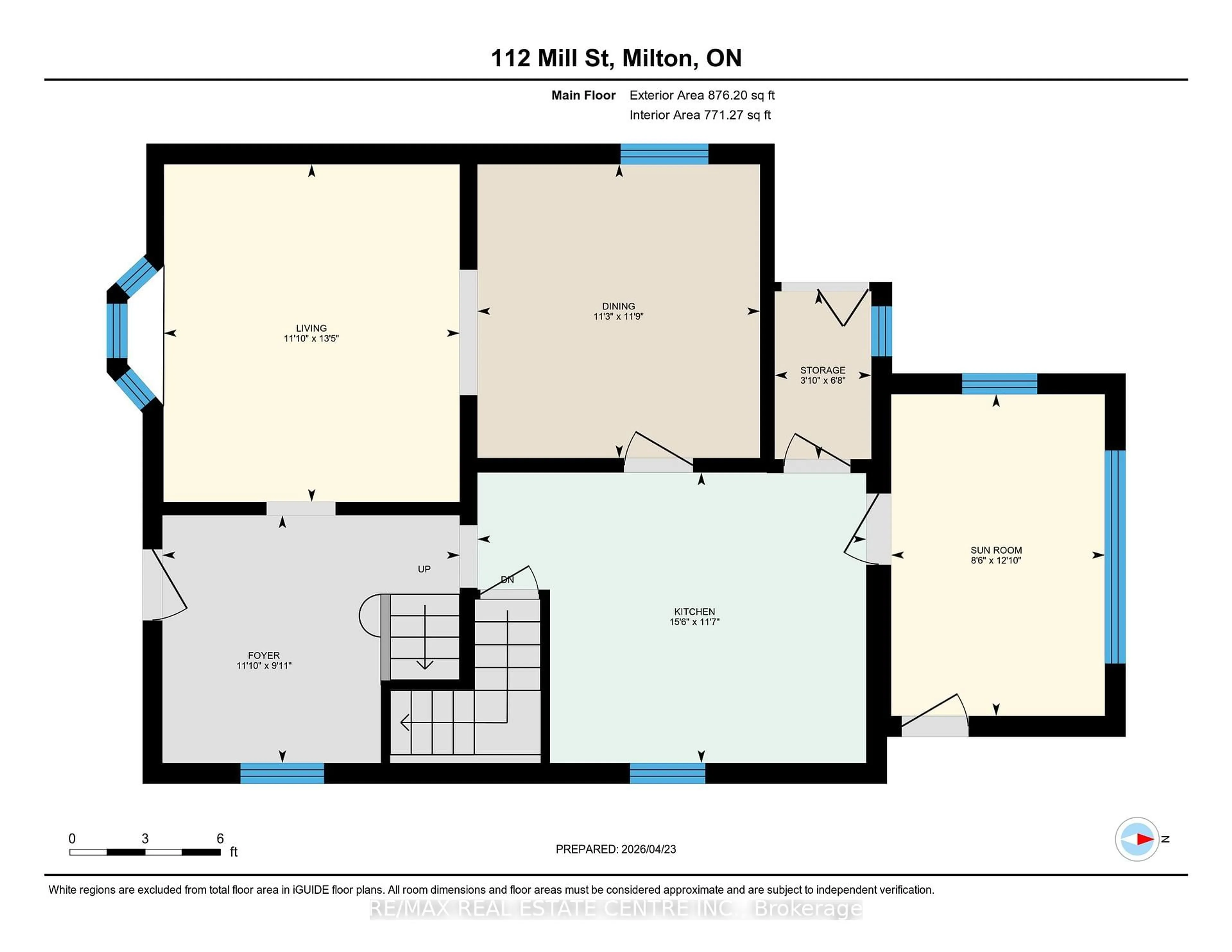 Floor plan for 112 Mill St, Milton Ontario L9T 1R9