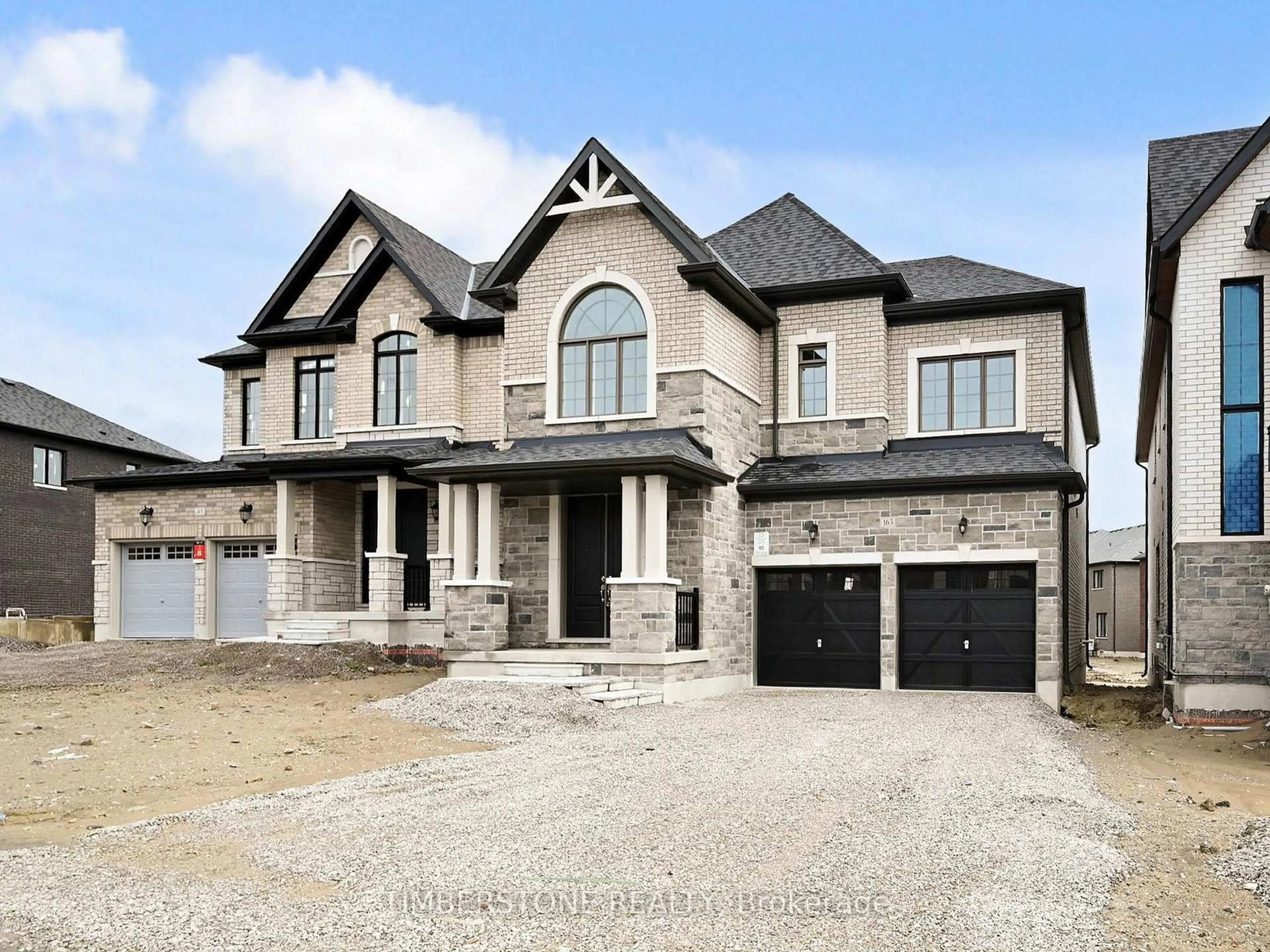 Home with brick exterior material, street for 163 Thorndale Rd, Brampton Ontario L6P 4R8