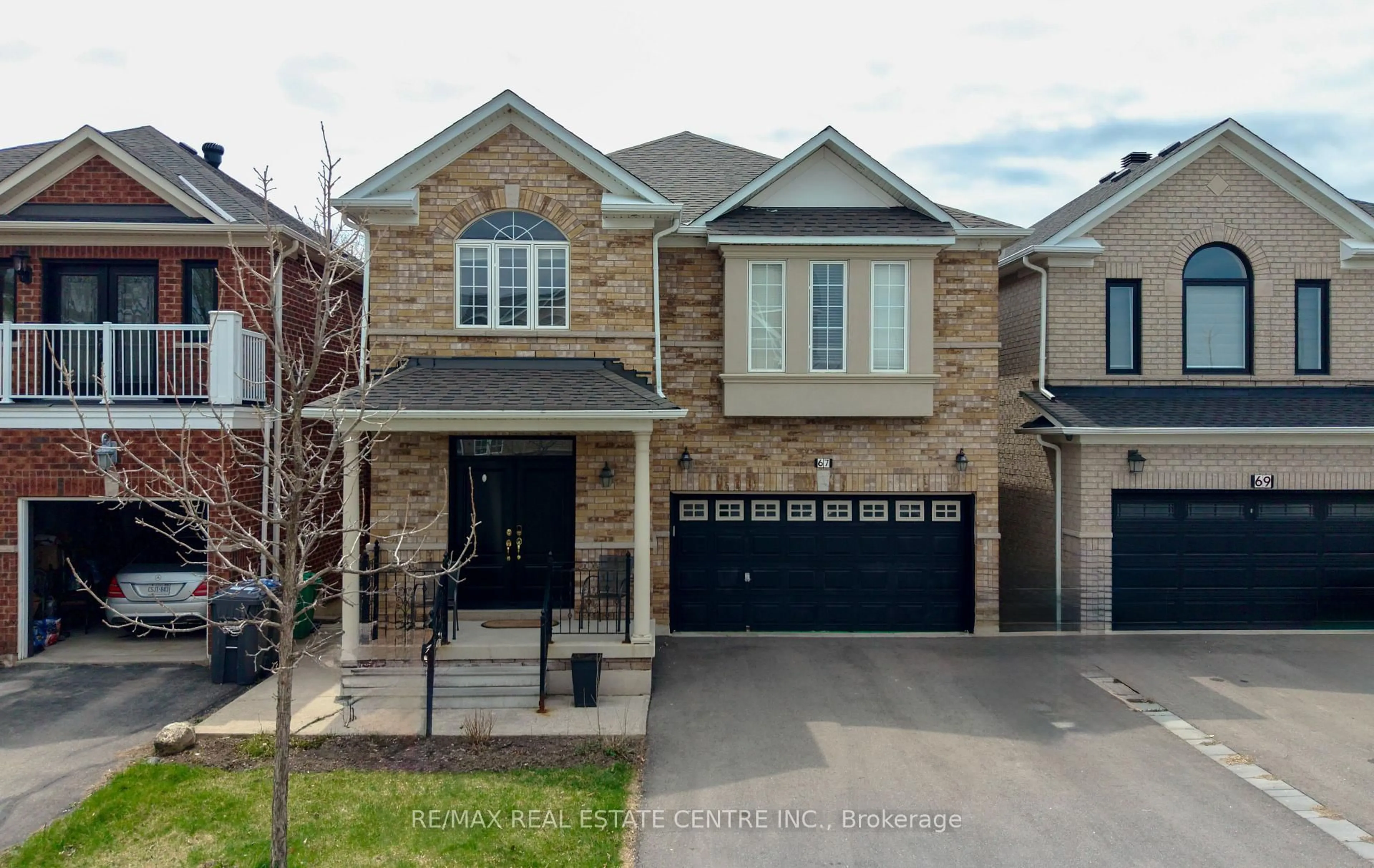 Home with brick exterior material, street for 67 Gorevale Dr, Brampton Ontario L6P 2H2