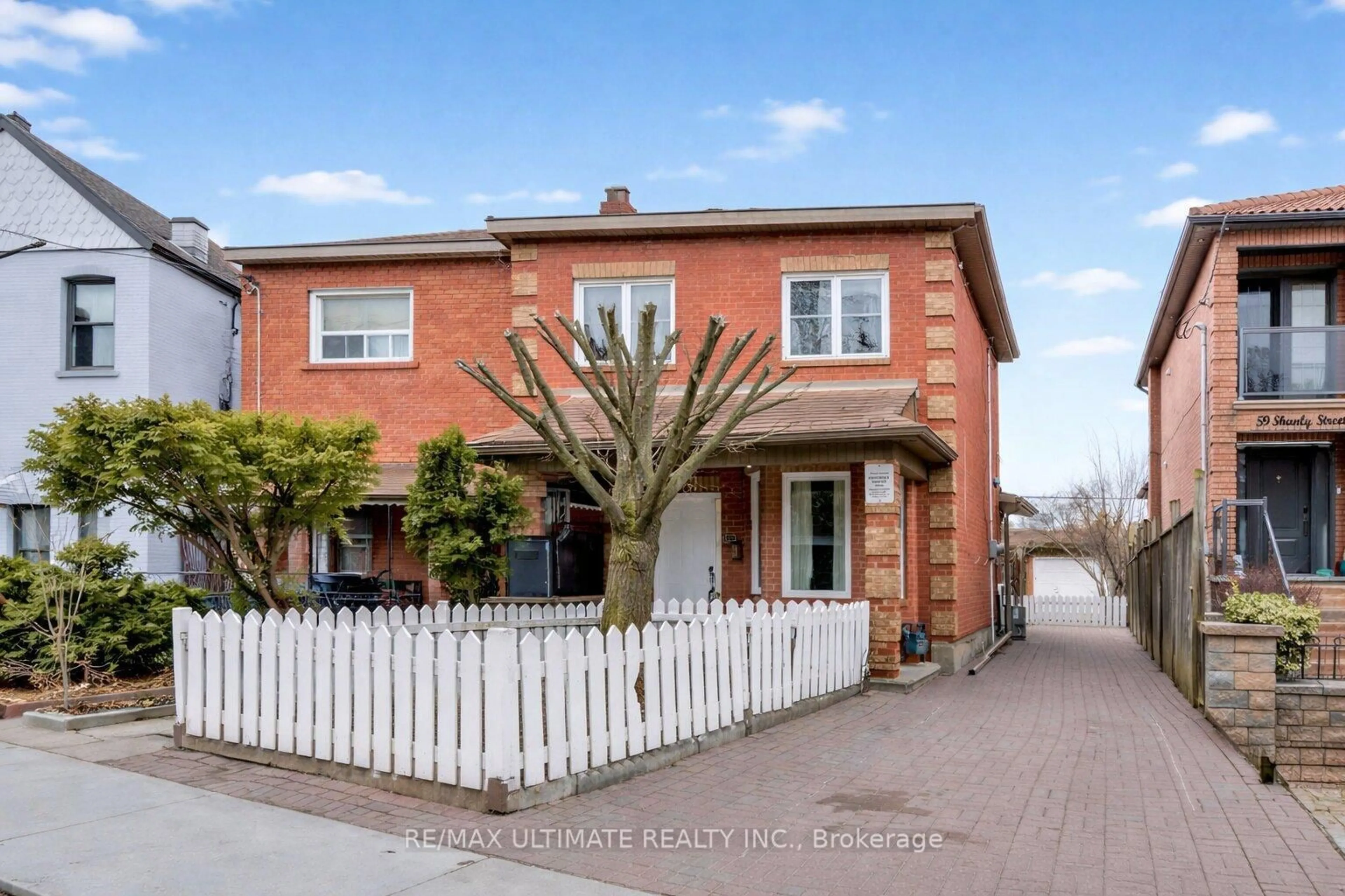 Home with brick exterior material, street for 57 Shanly St, Toronto Ontario M6H 1S4