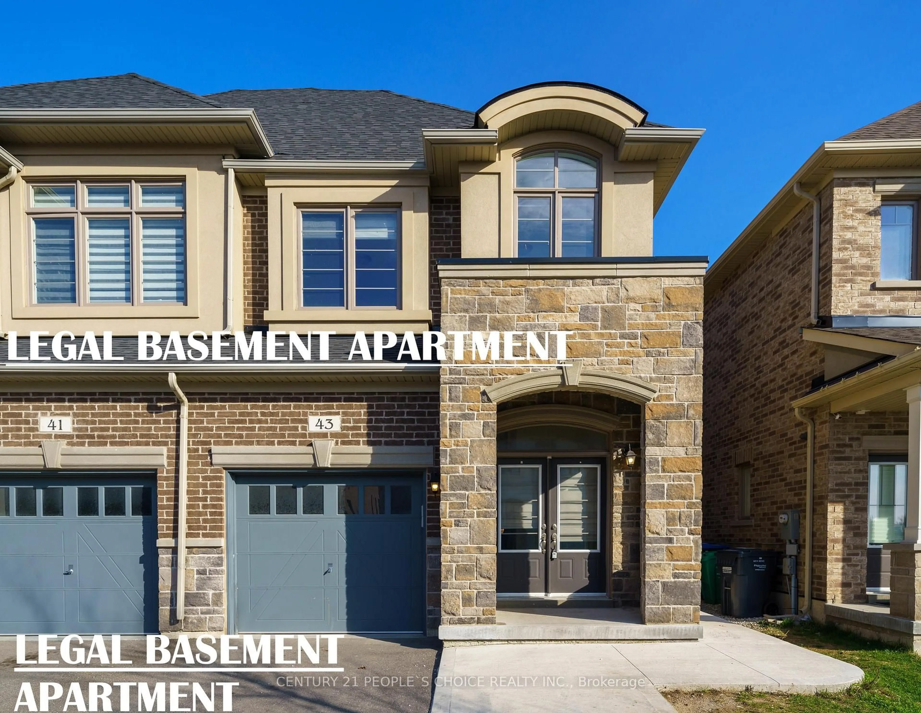 Home with brick exterior material, street for 43 Quinton Rdge, Brampton Ontario L6Y 0E3