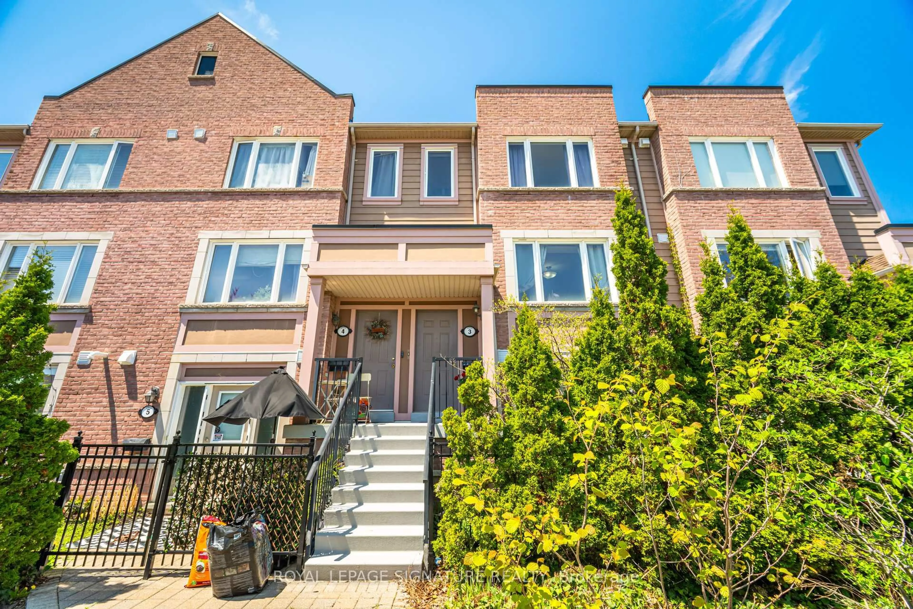 Home with brick exterior material, street for 4855 Half Moon Grve #3, Mississauga Ontario L5M 8C7