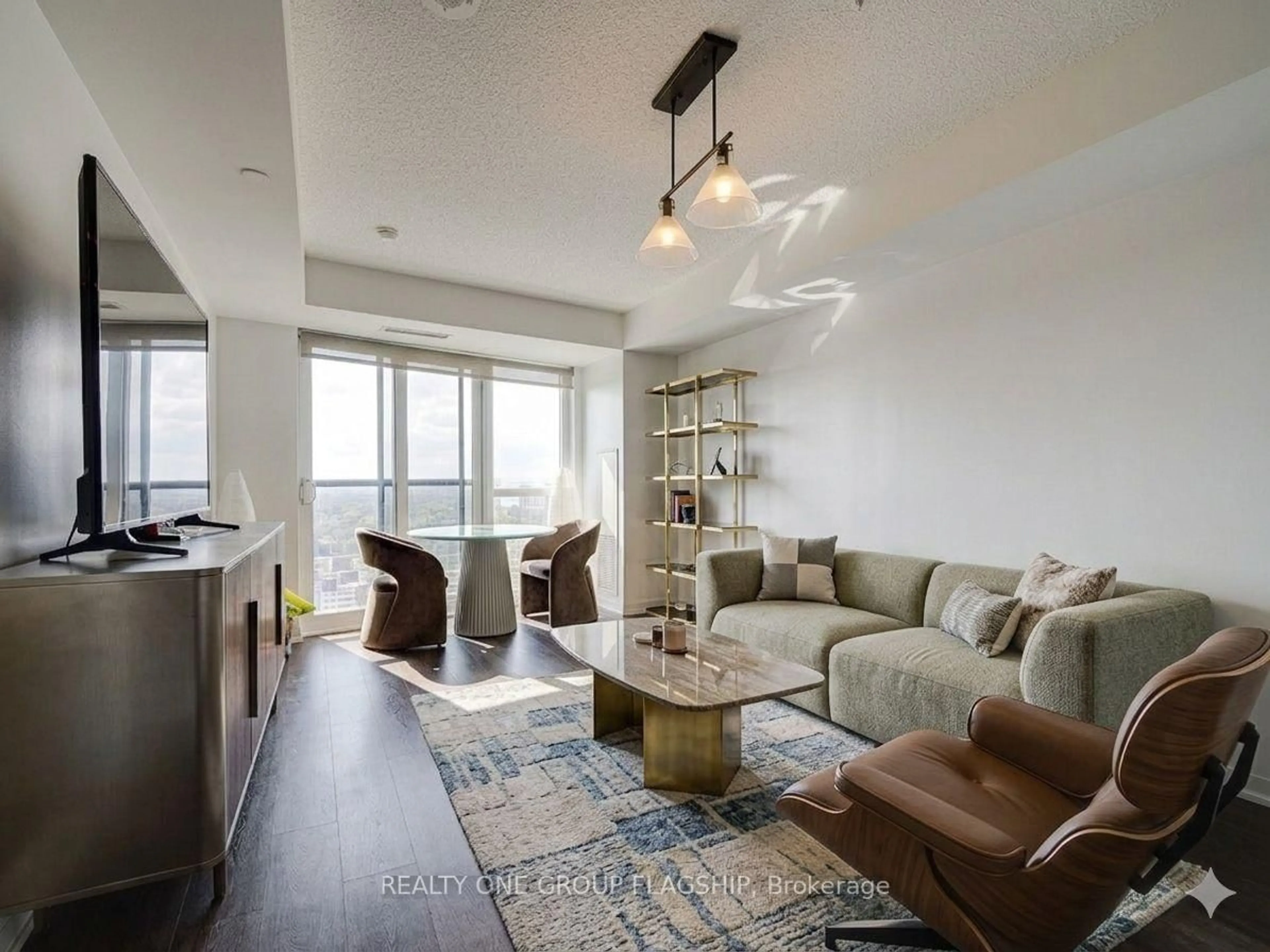 Living room with furniture, unknown for 9 Valhalla Inn Rd #2405, Toronto Ontario M9B 0B2