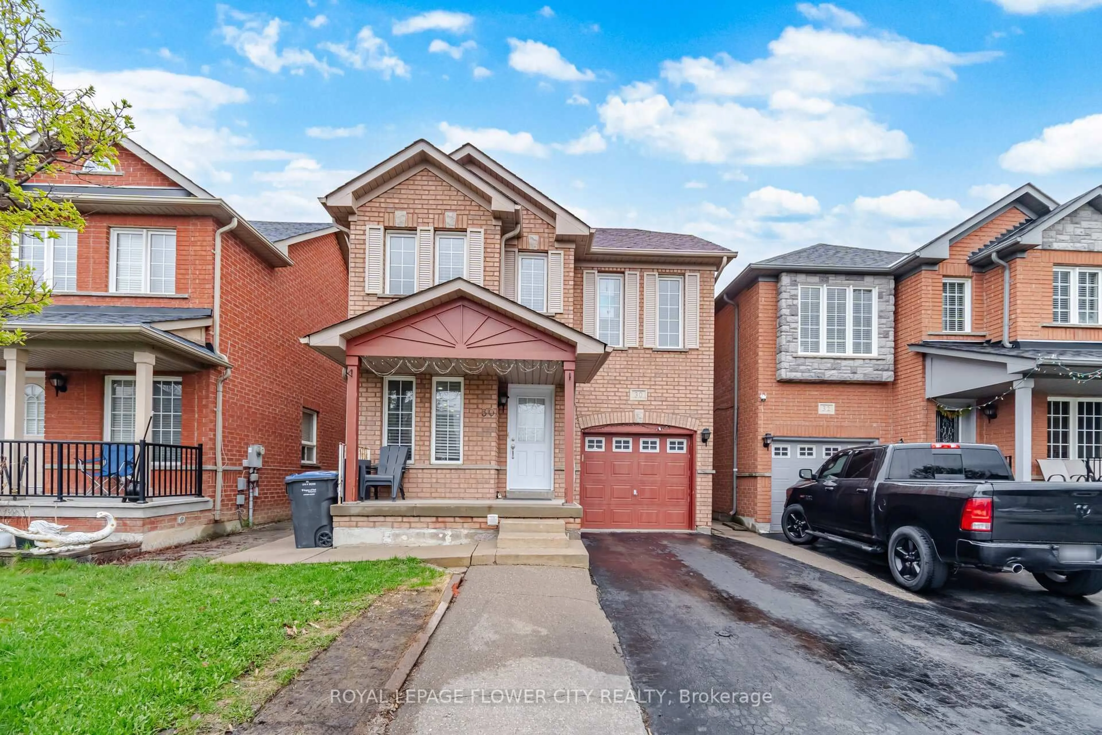 Home with brick exterior material, street for 30 Ridgefield Crt, Brampton Ontario L6P 1B4