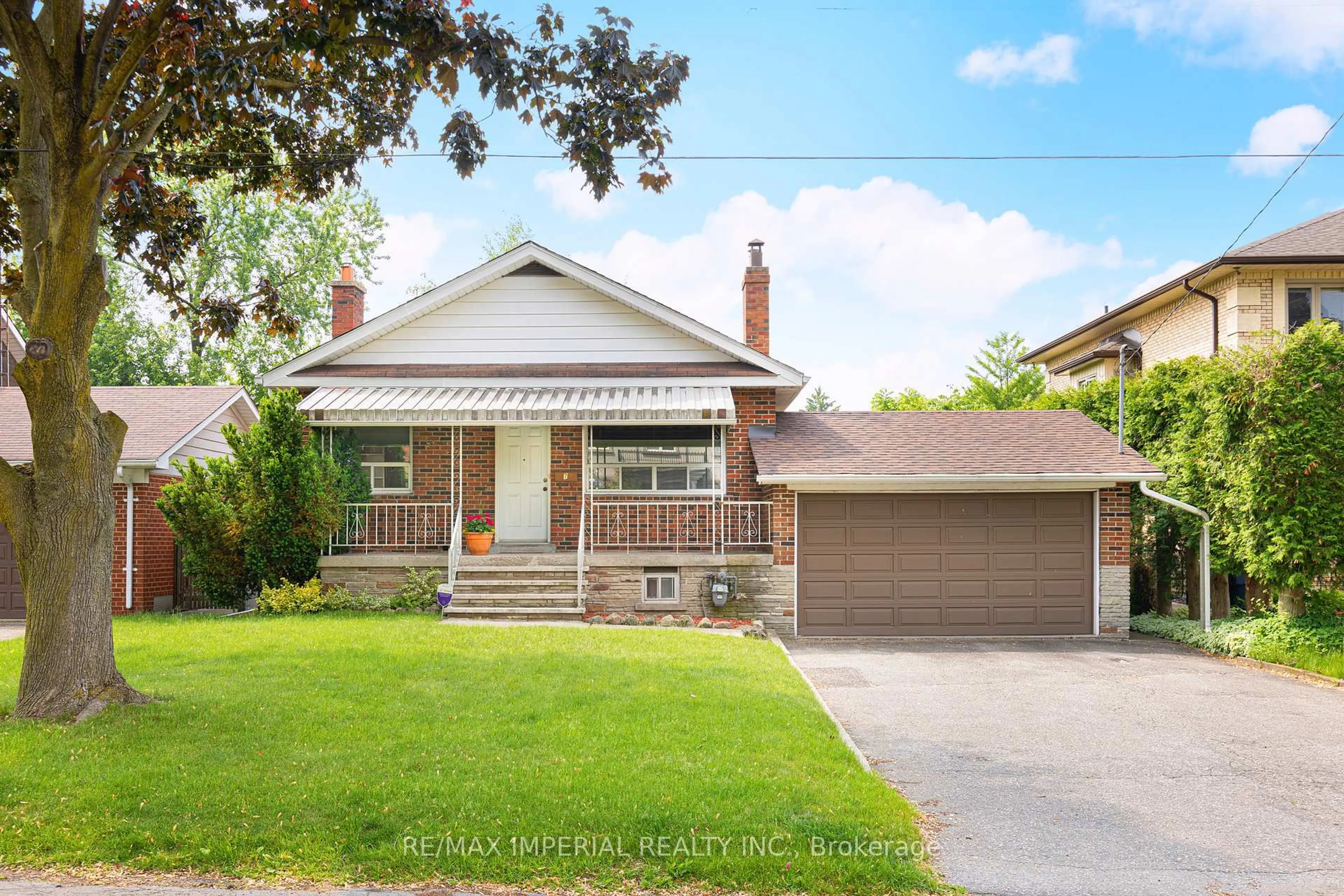 Home with brick exterior material, street for 7 Doddington Dr, Toronto Ontario M8Y 1S3