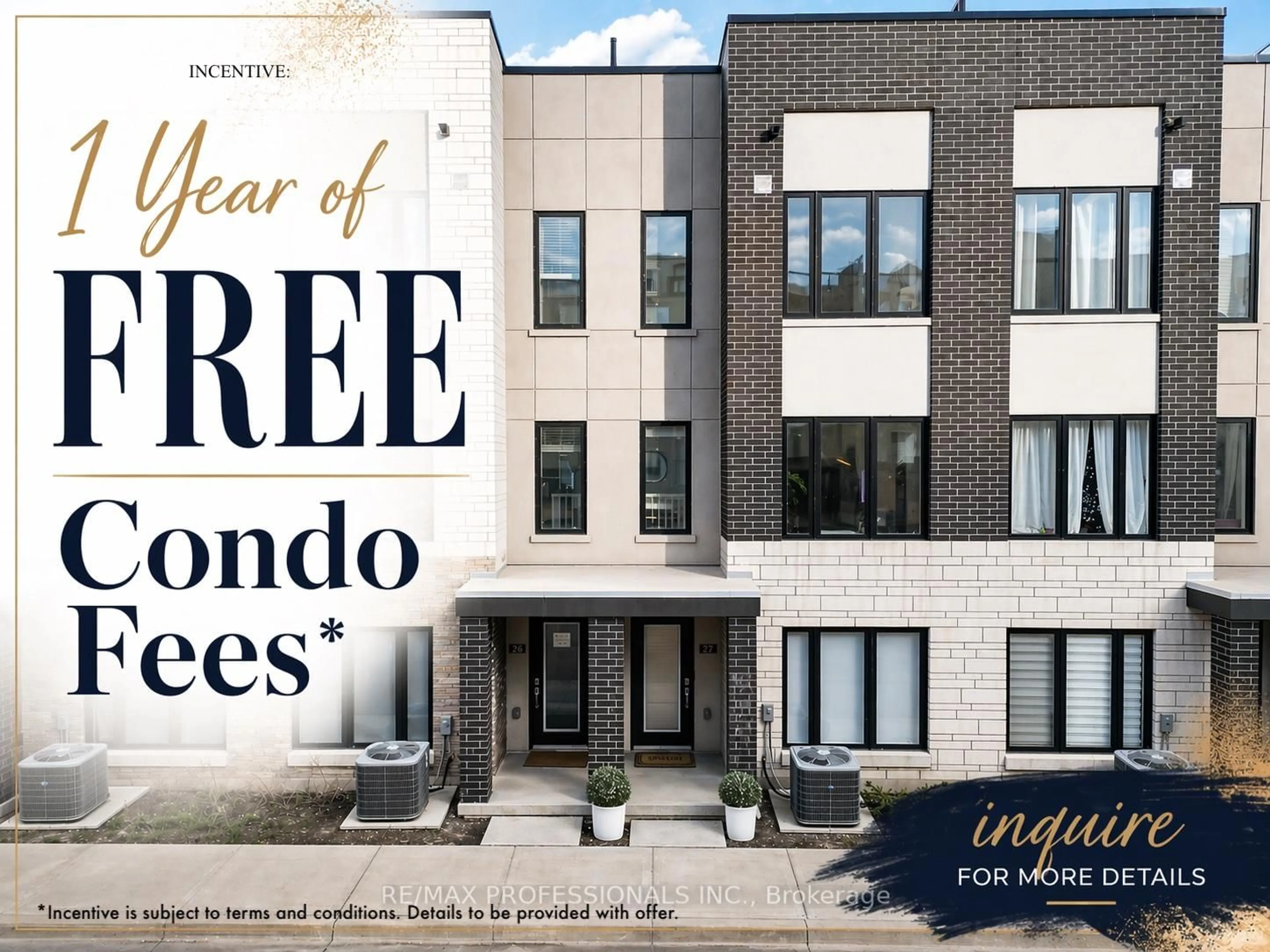 Home with brick exterior material, street for 1095 Cooke Blvd #TH27, Burlington Ontario L7T 0C4