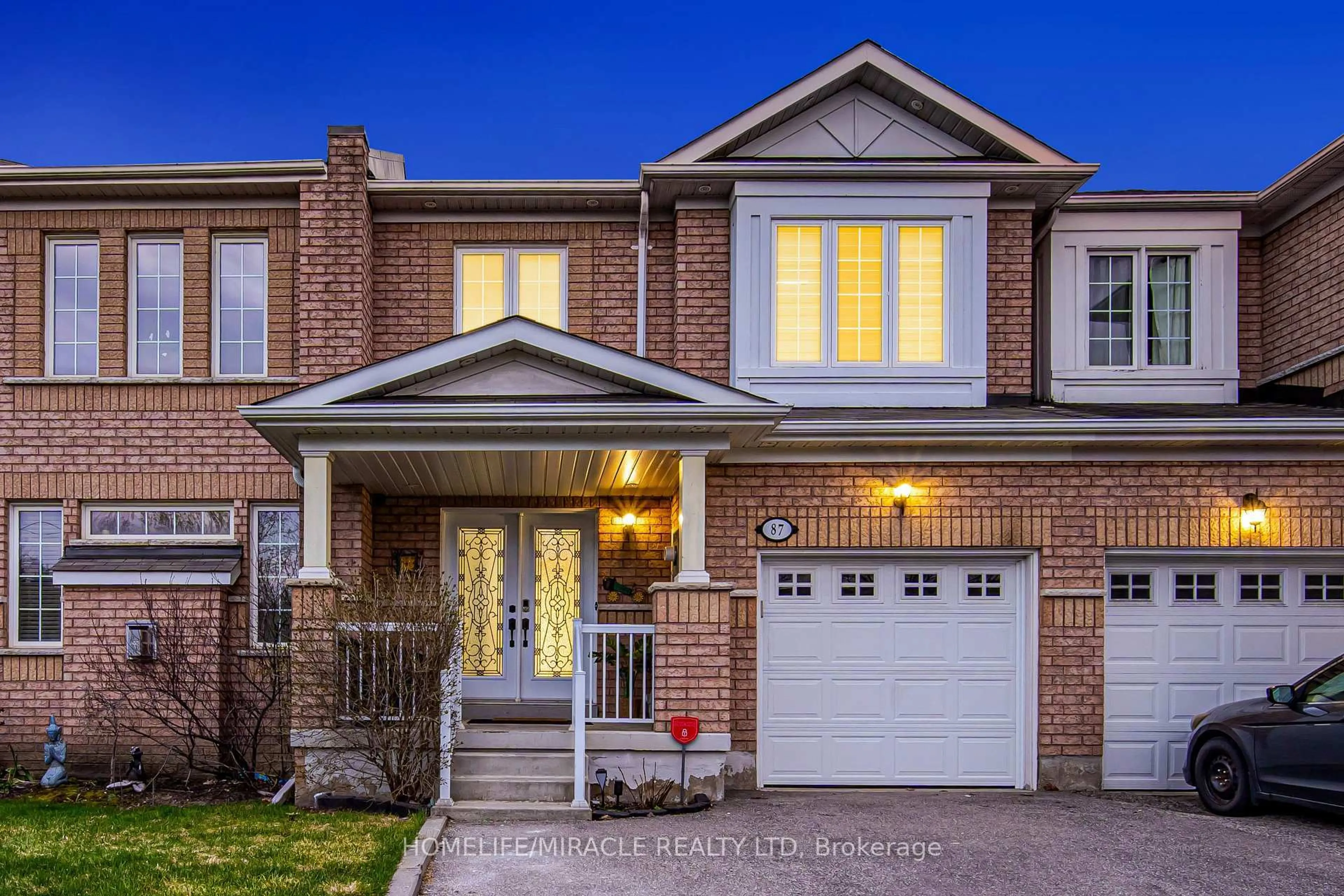 Home with brick exterior material, street for 87 Spicebush Terr, Brampton Ontario L6X 0J5