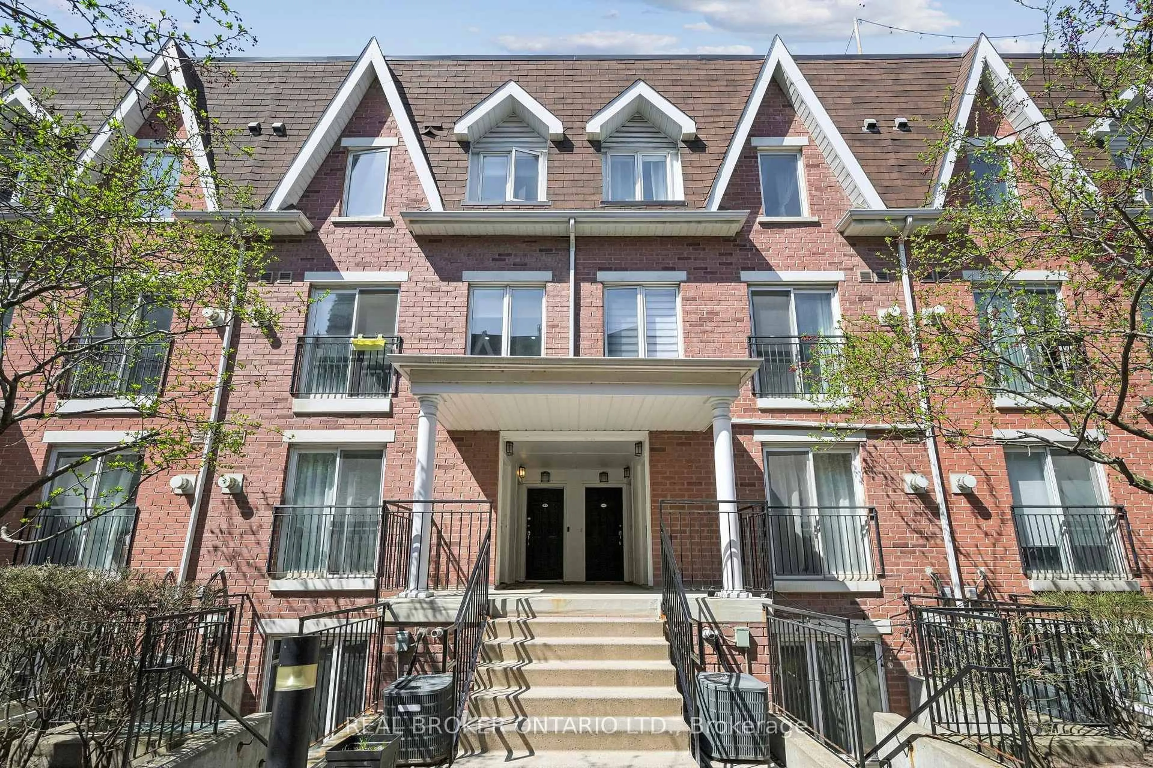 Home with brick exterior material, street for 18 Laidlaw St #1011, Toronto Ontario M6K 1X2