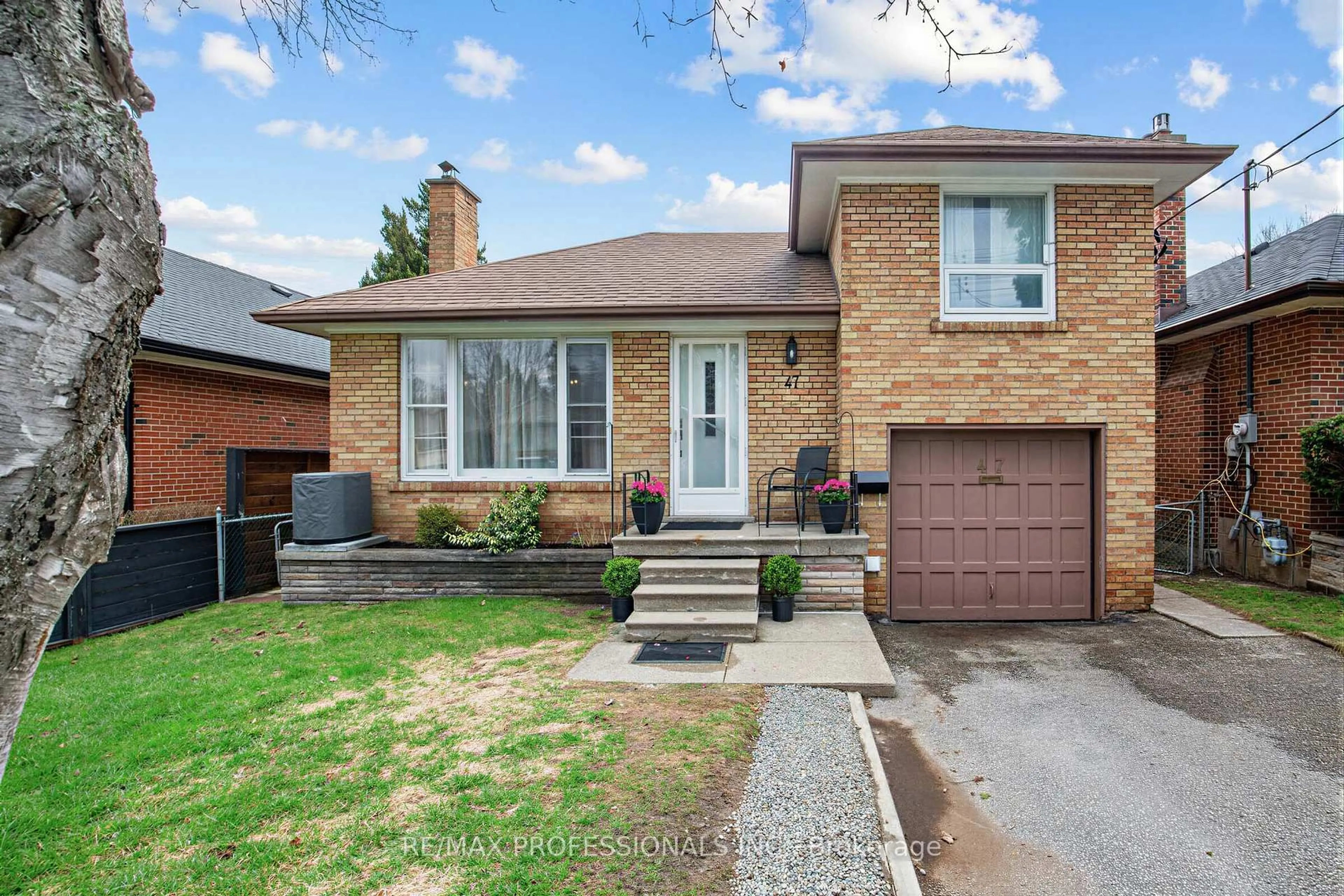 Home with brick exterior material, street for 47 Claymore Dr, Toronto Ontario M8Z 2S3
