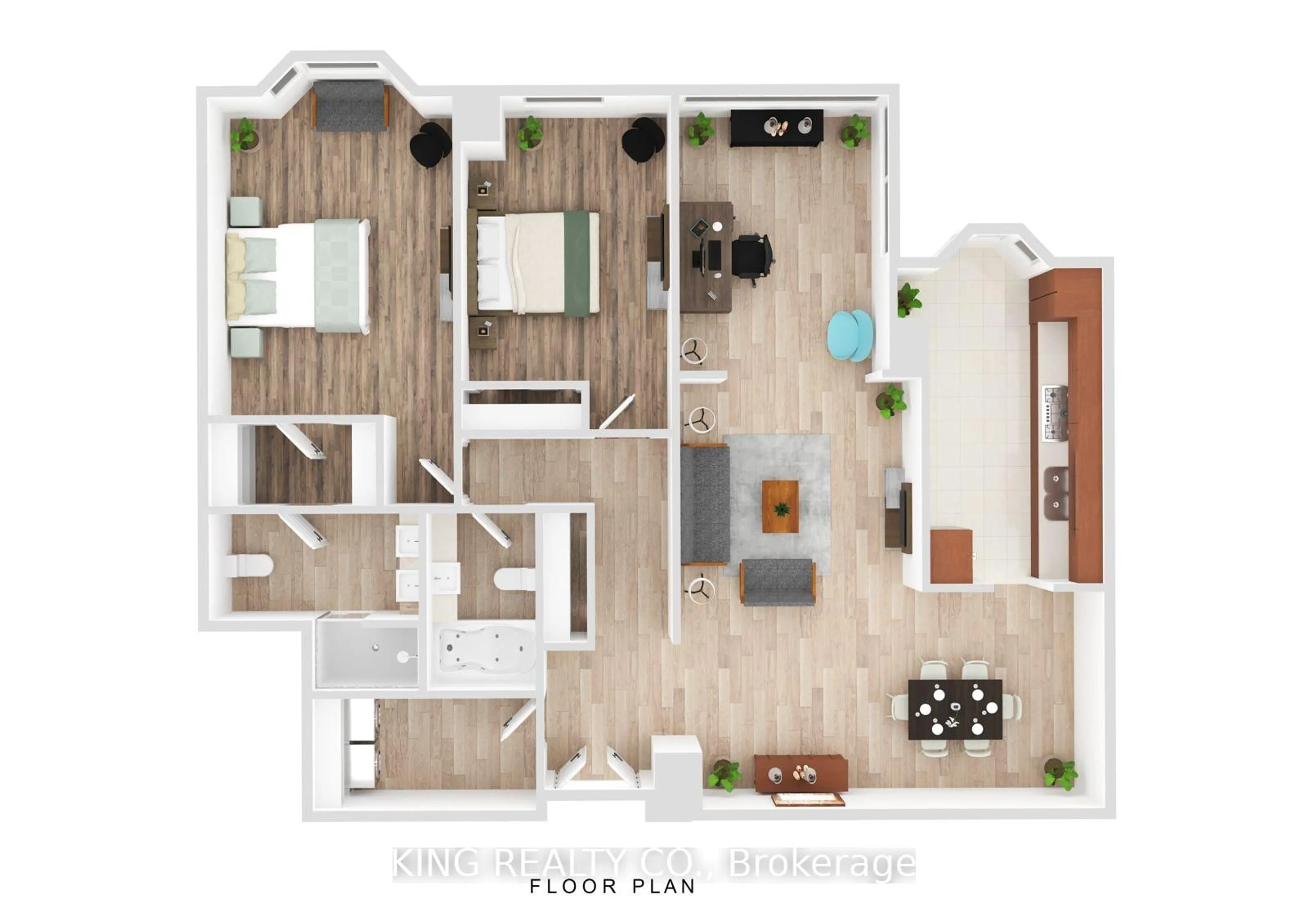 Floor plan for 5 Lisa St #1601, Brampton Ontario L6T 4T4
