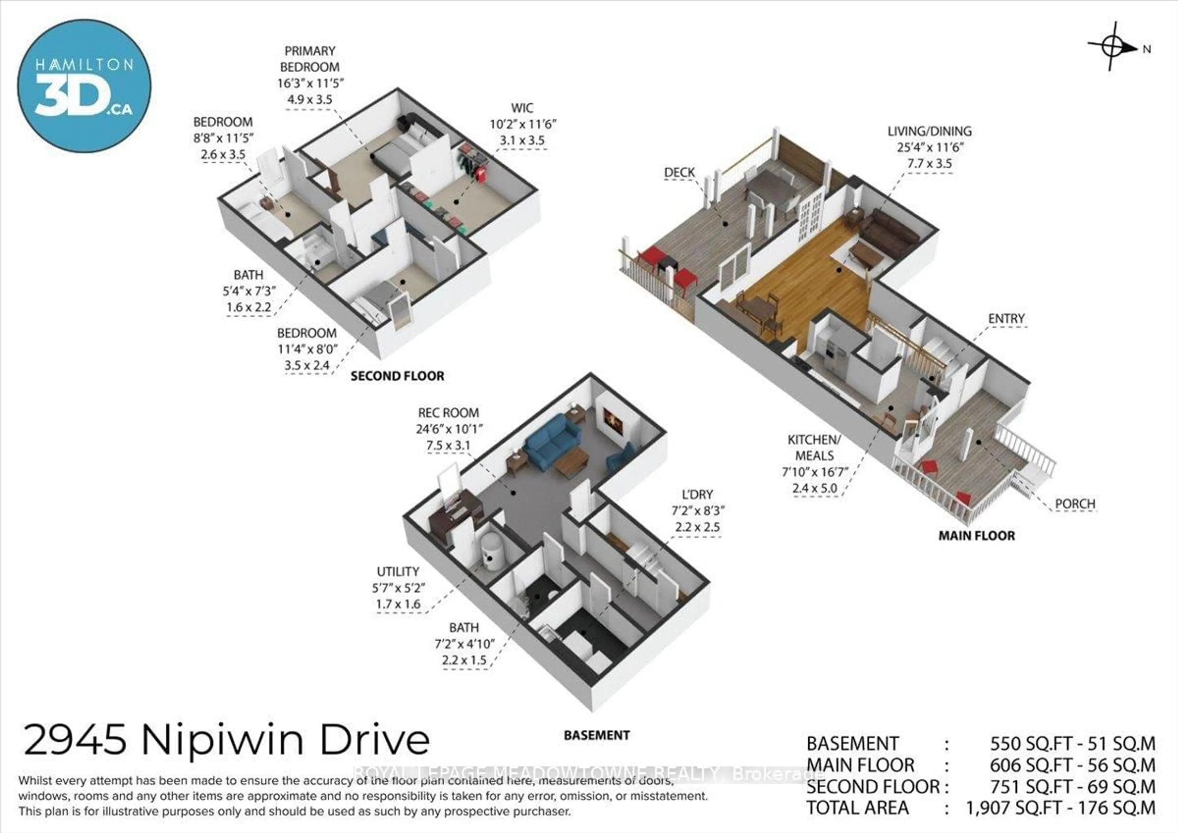Floor plan for 2945 Nipiwin Dr, Mississauga Ontario L5N 1Y1