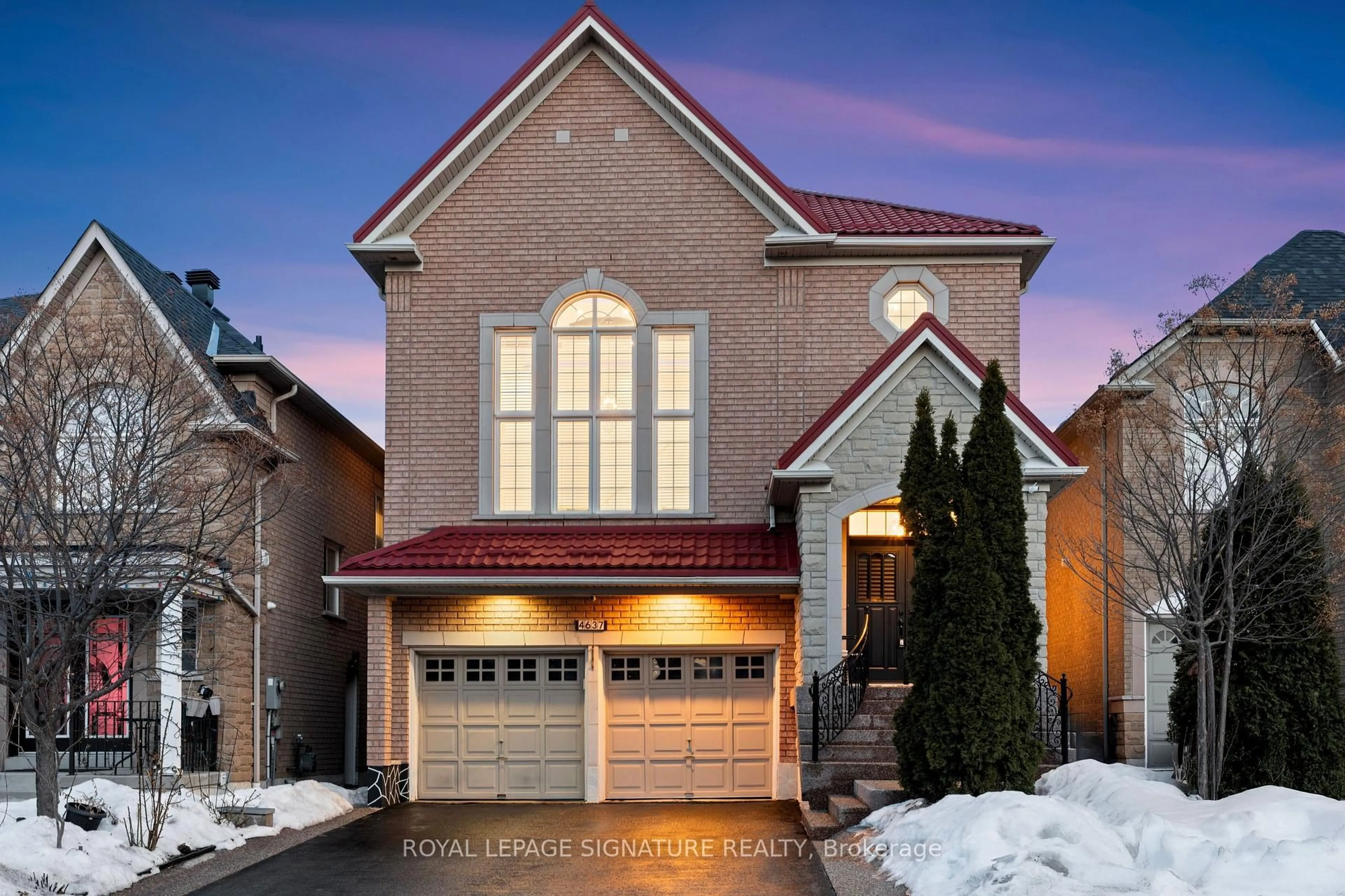 Home with brick exterior material, street for 4637 James Austin Dr, Mississauga Ontario L4Z 4H2