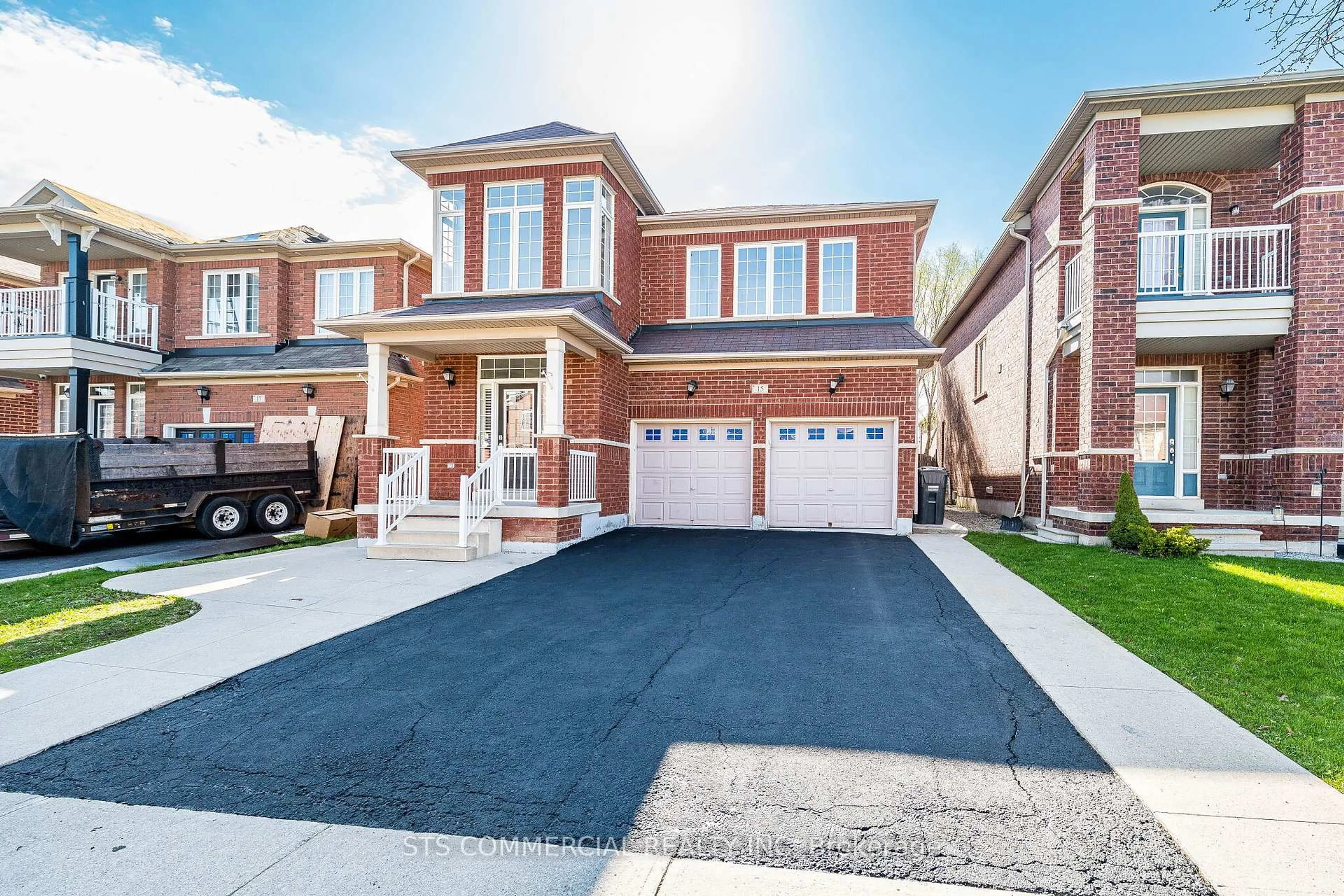 Home with brick exterior material, street for 15 Hybrid St, Brampton Ontario L7A 0L5