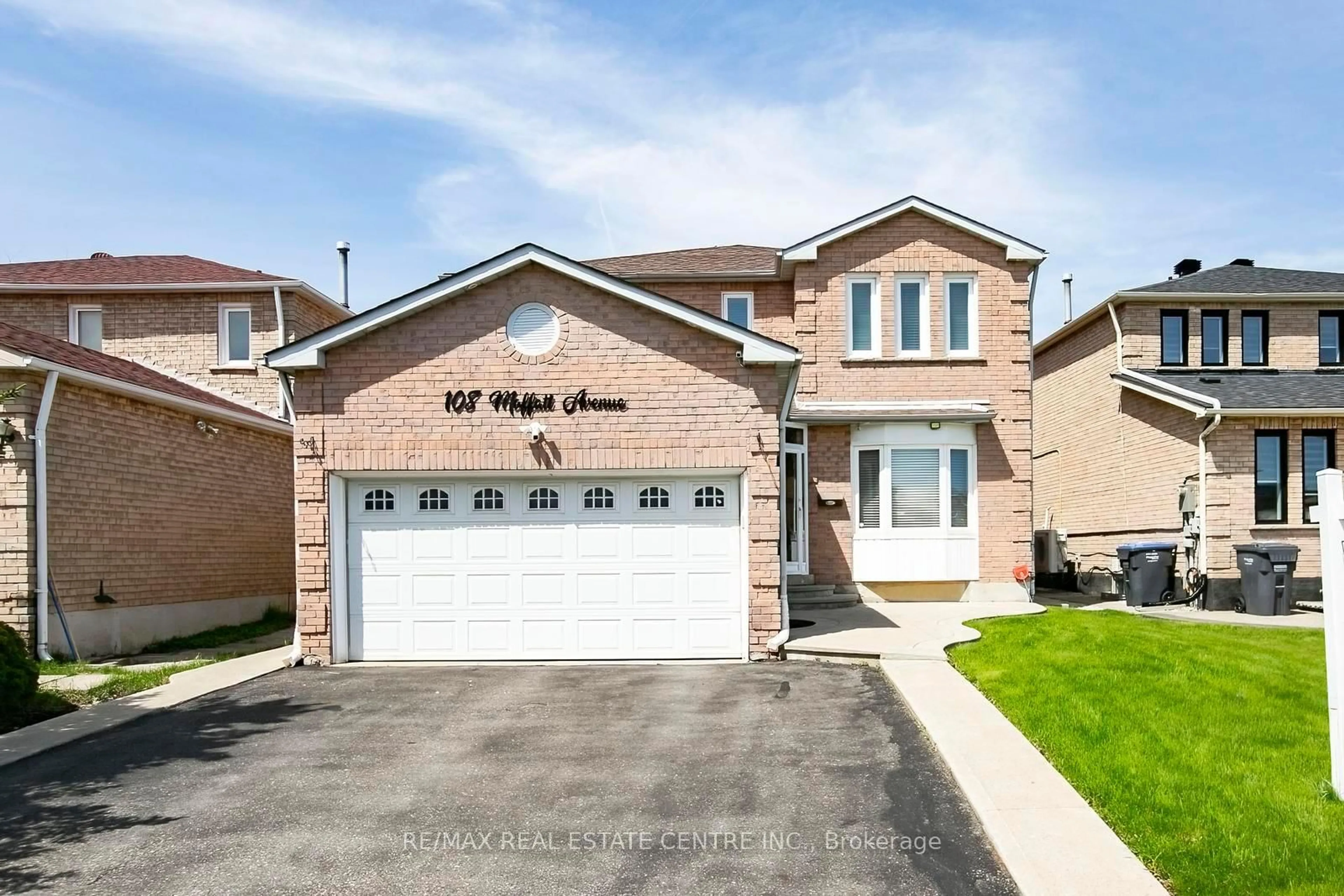 Home with brick exterior material, street for 108 Moffatt Ave, Brampton Ontario L6Y 4K9