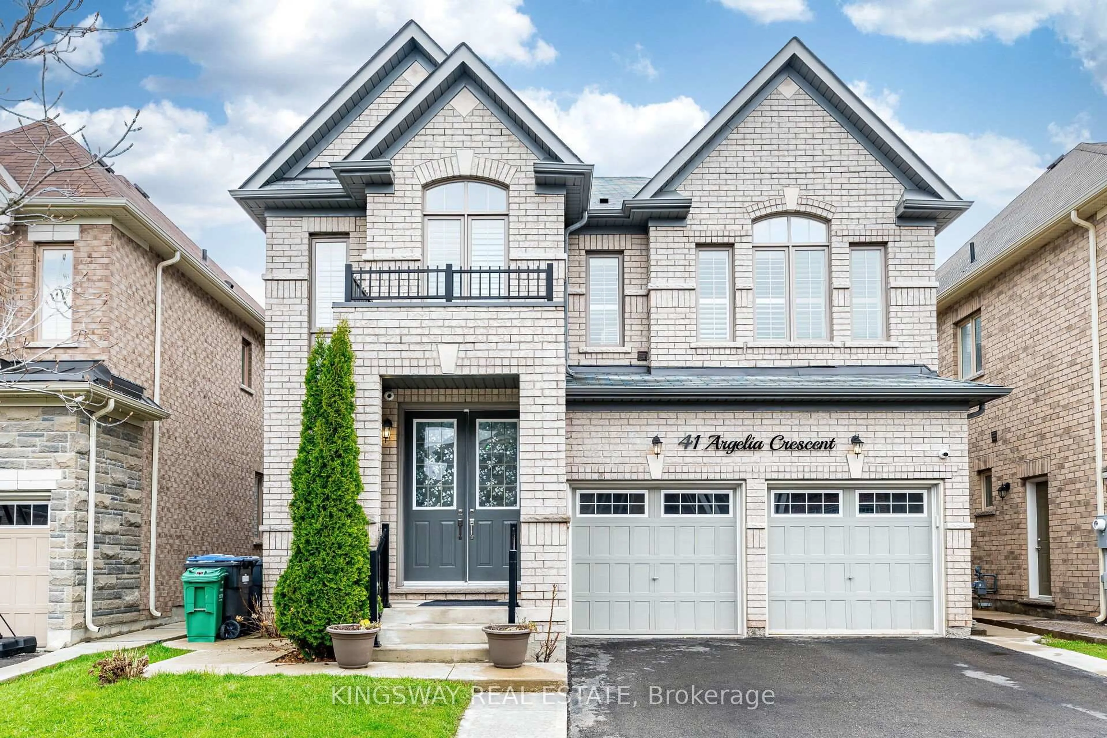 Home with brick exterior material, street for 41 Argelia Cres, Brampton Ontario L6X 5N5