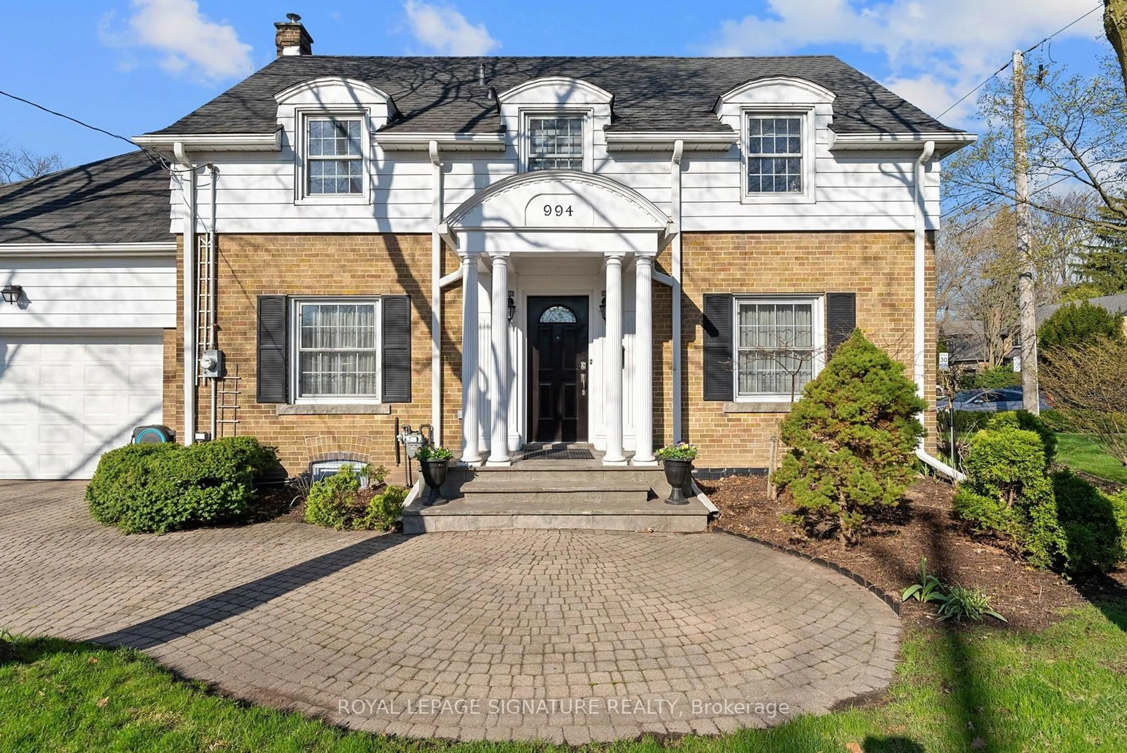Home with brick exterior material, street for 994 Royal York Rd, Toronto Ontario M8X 2G1