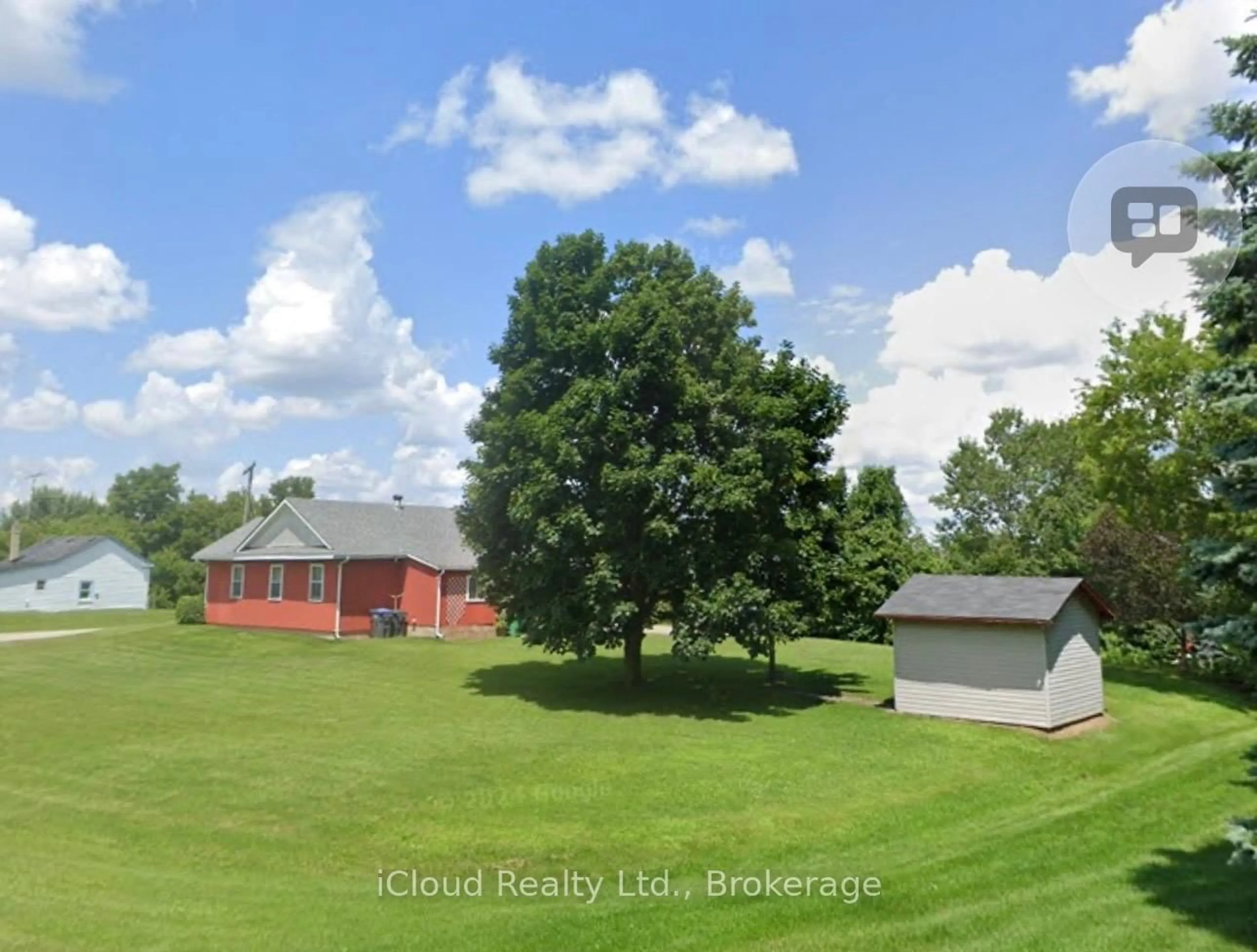 A pic from outside/outdoor area/front of a property/back of a property/a pic from drone, water/lake/river/ocean view for 7 King St, Caledon Ontario L7K 0C5