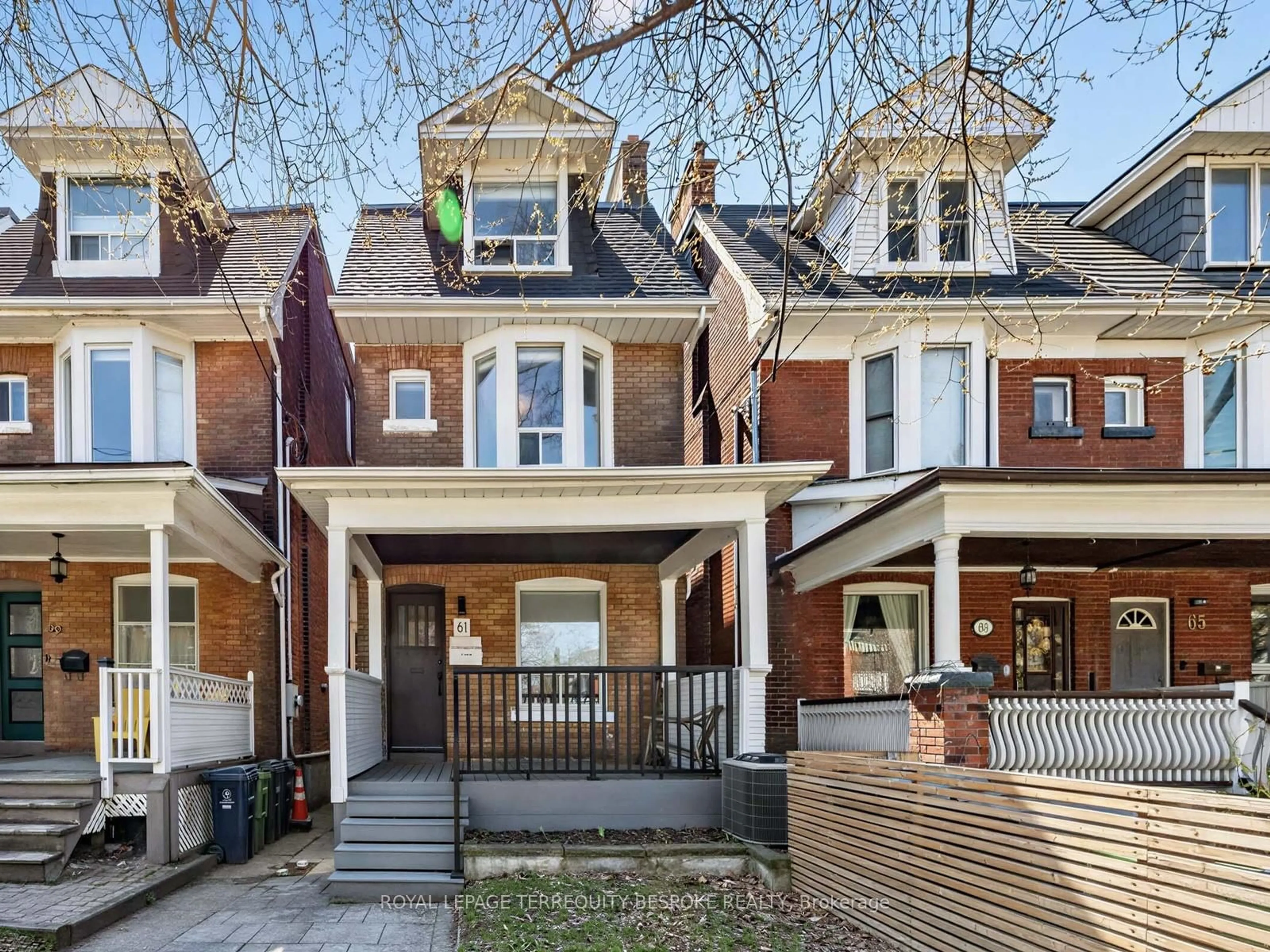 Home with brick exterior material, street for 61 Chelsea Ave, Toronto Ontario M6P 1B9