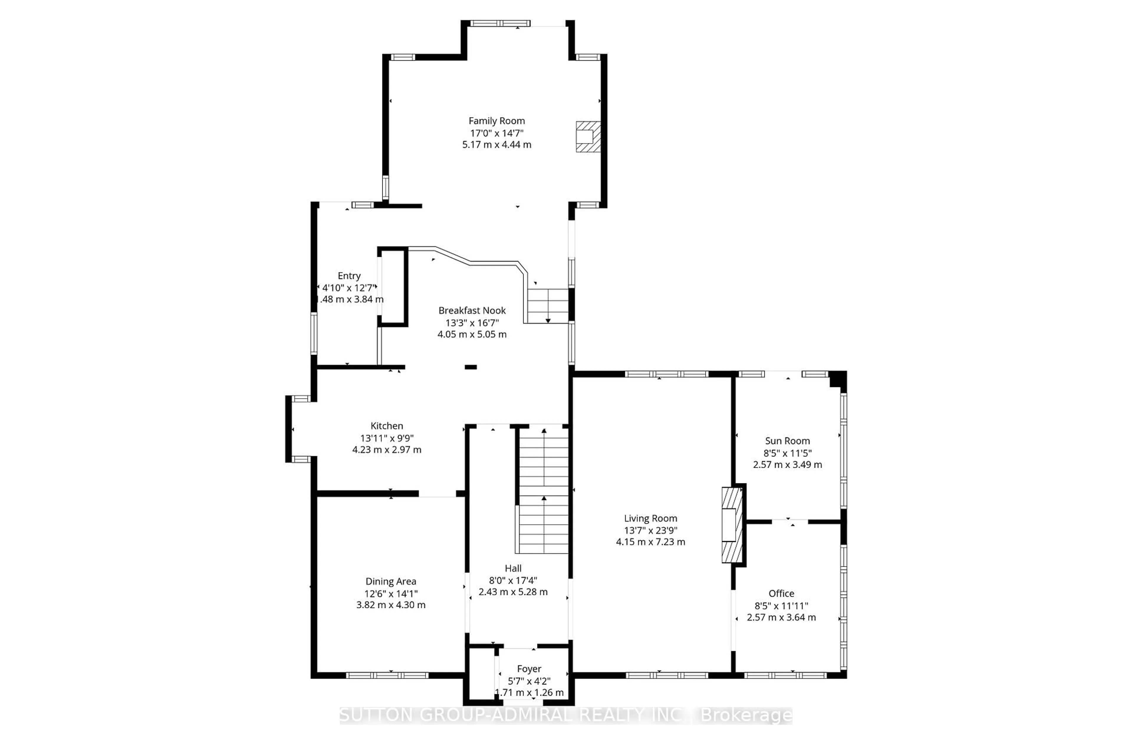 Floor plan for 72 Baby Point Rd, Toronto Ontario M6S 2G3
