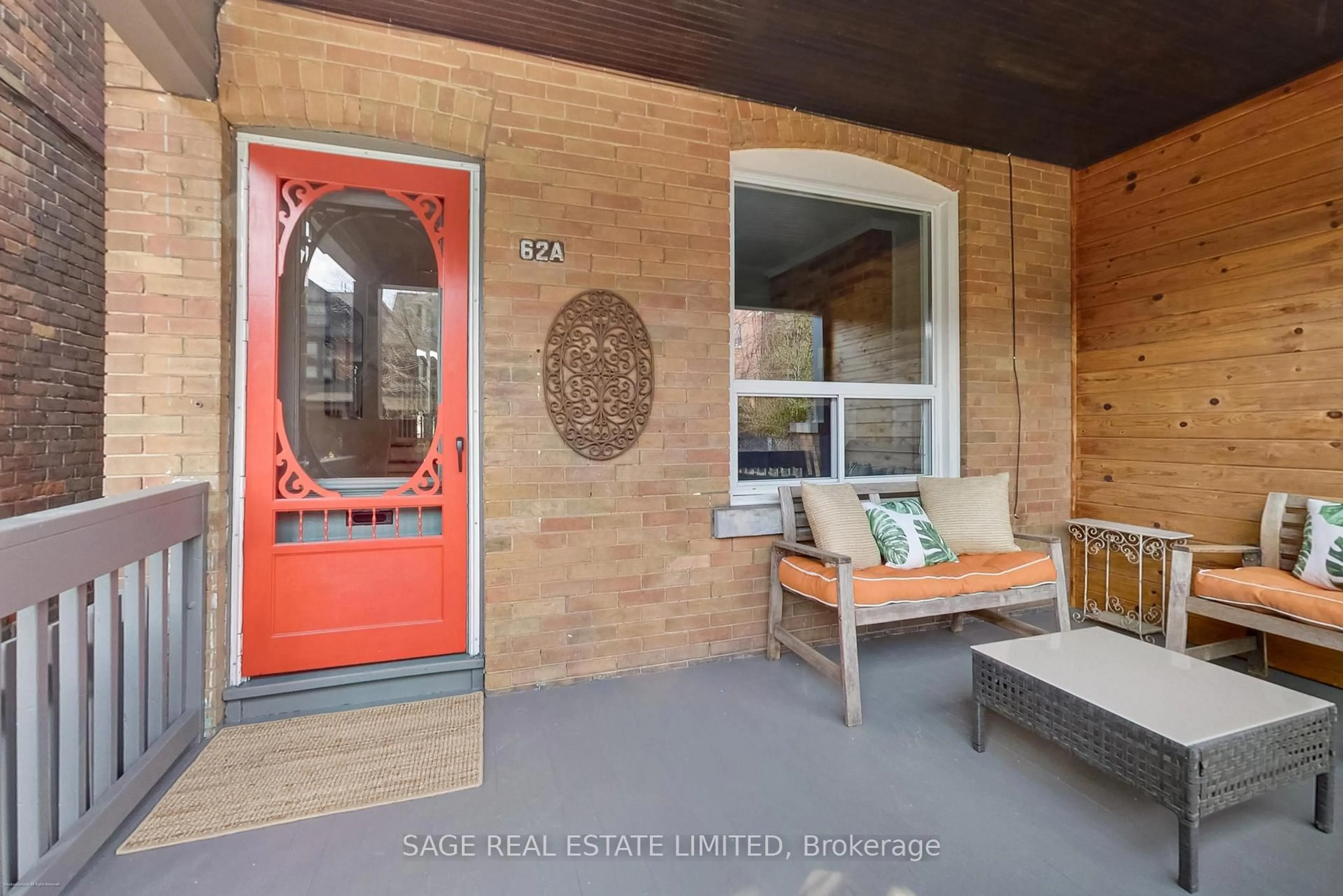 Indoor entryway for 62A Galley Ave, Toronto Ontario M6R 1H1