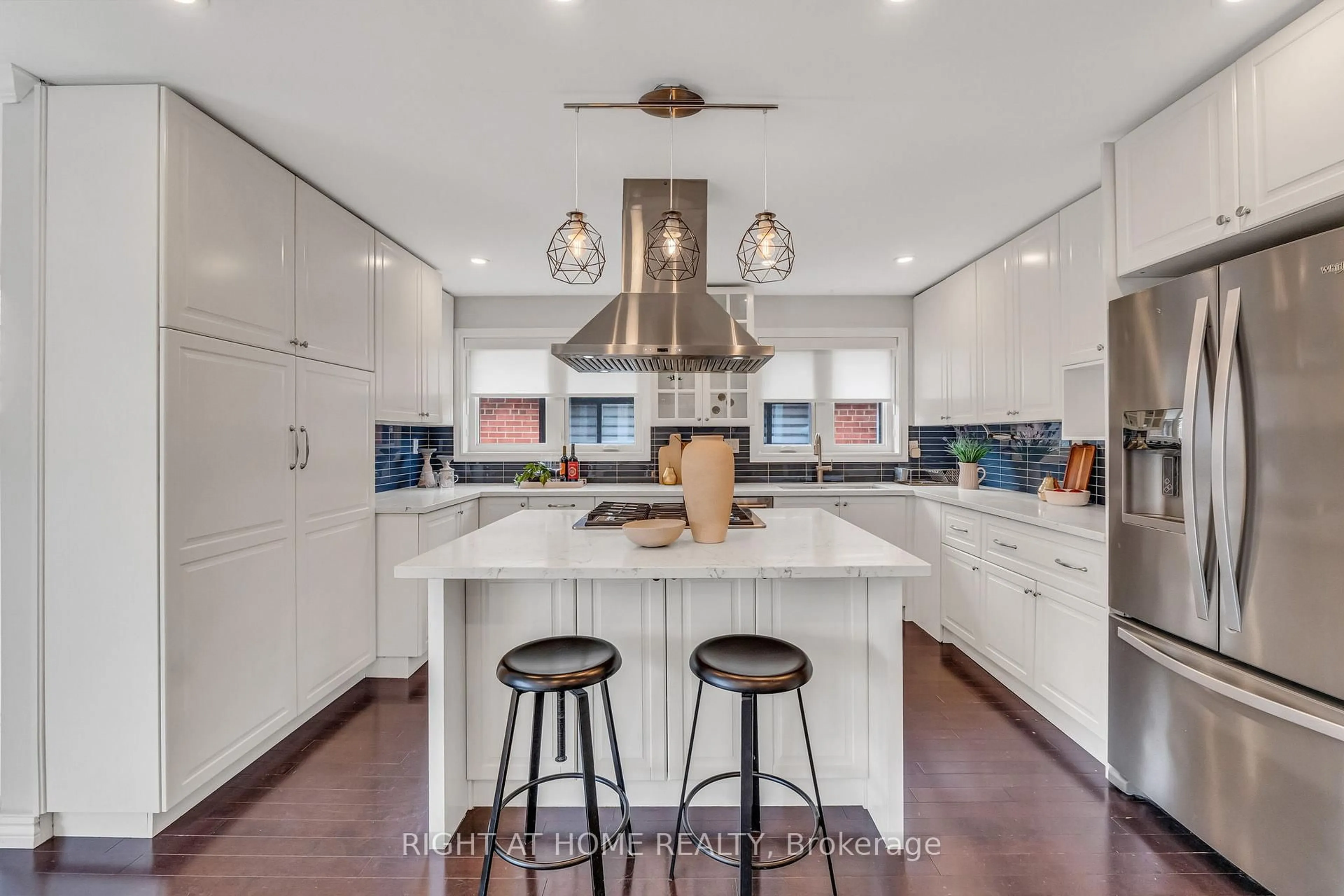 Contemporary kitchen, ceramic/tile floor for 110 Victory Dr, Toronto Ontario M3M 2J8