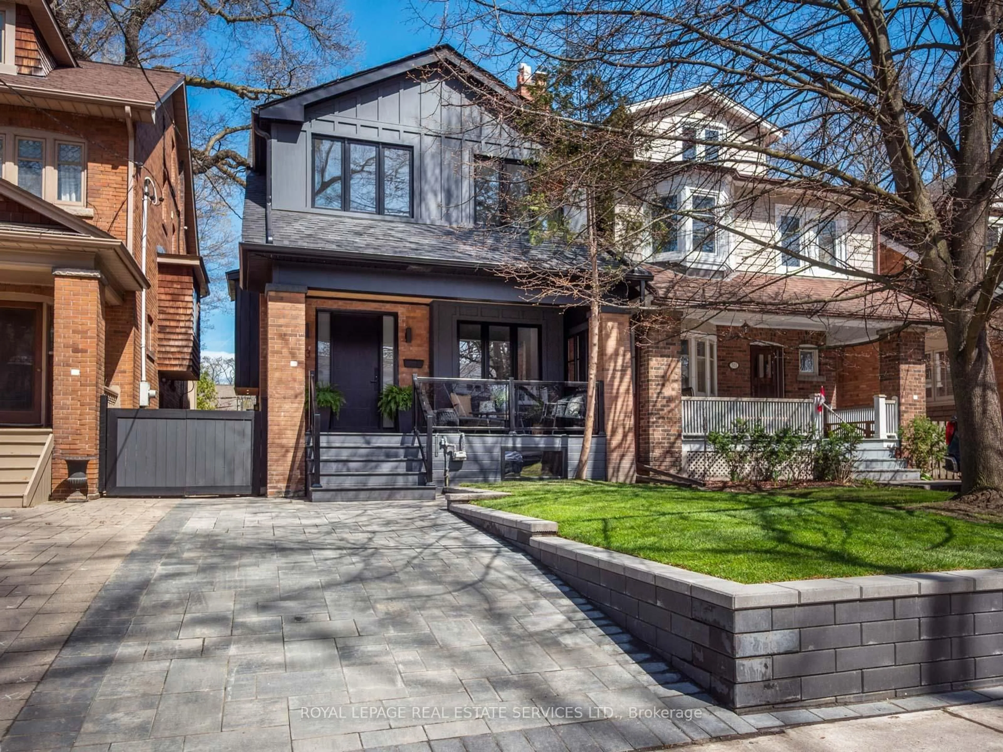 Home with brick exterior material, street for 313 Willard Ave, Toronto Ontario M6S 3R1