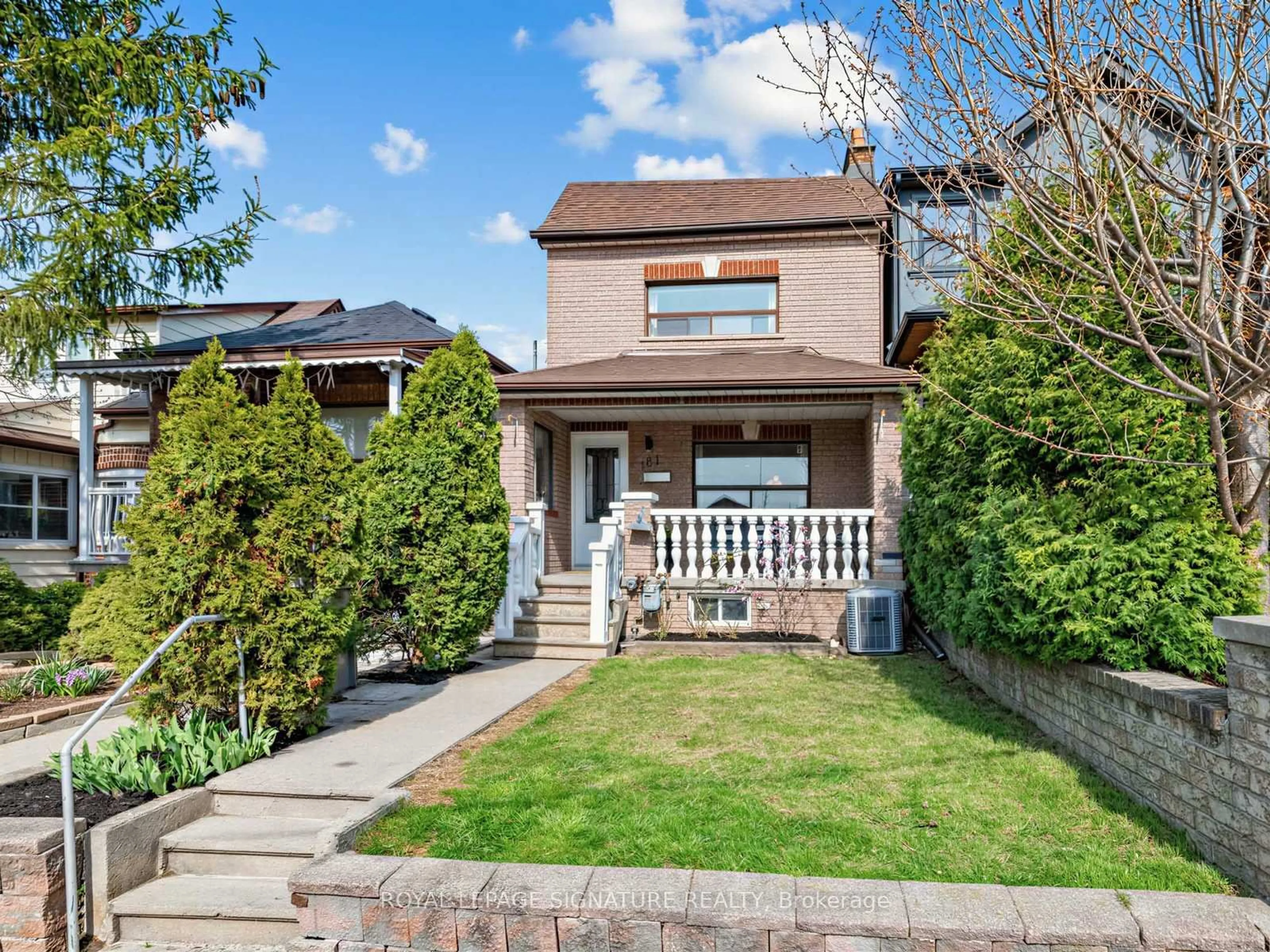 Home with brick exterior material, street for 181 Gilbert Ave, Toronto Ontario M6E 4W6