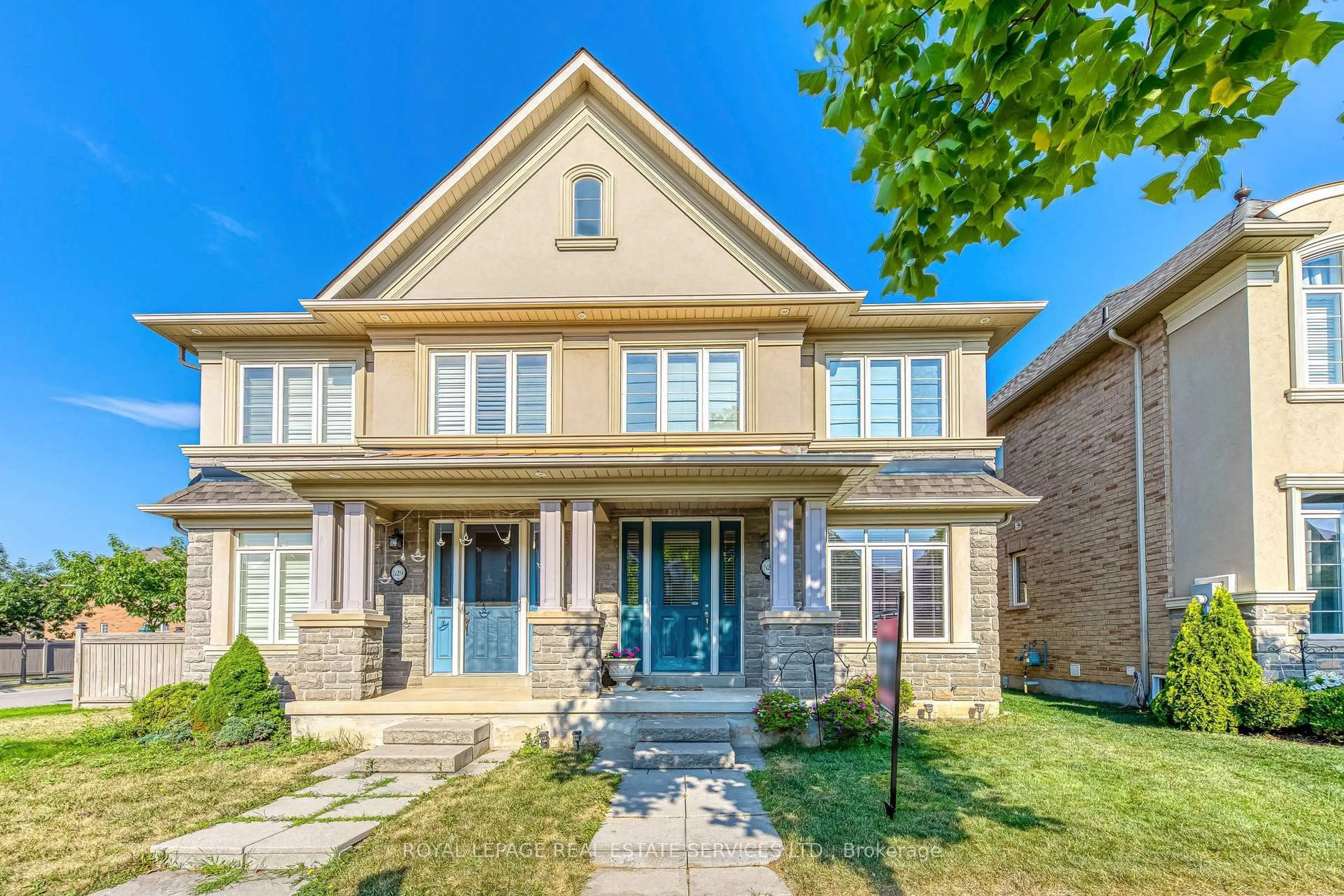 Home with brick exterior material, street for 527 SIXTEEN MILE Dr, Oakville Ontario L6M 0P7
