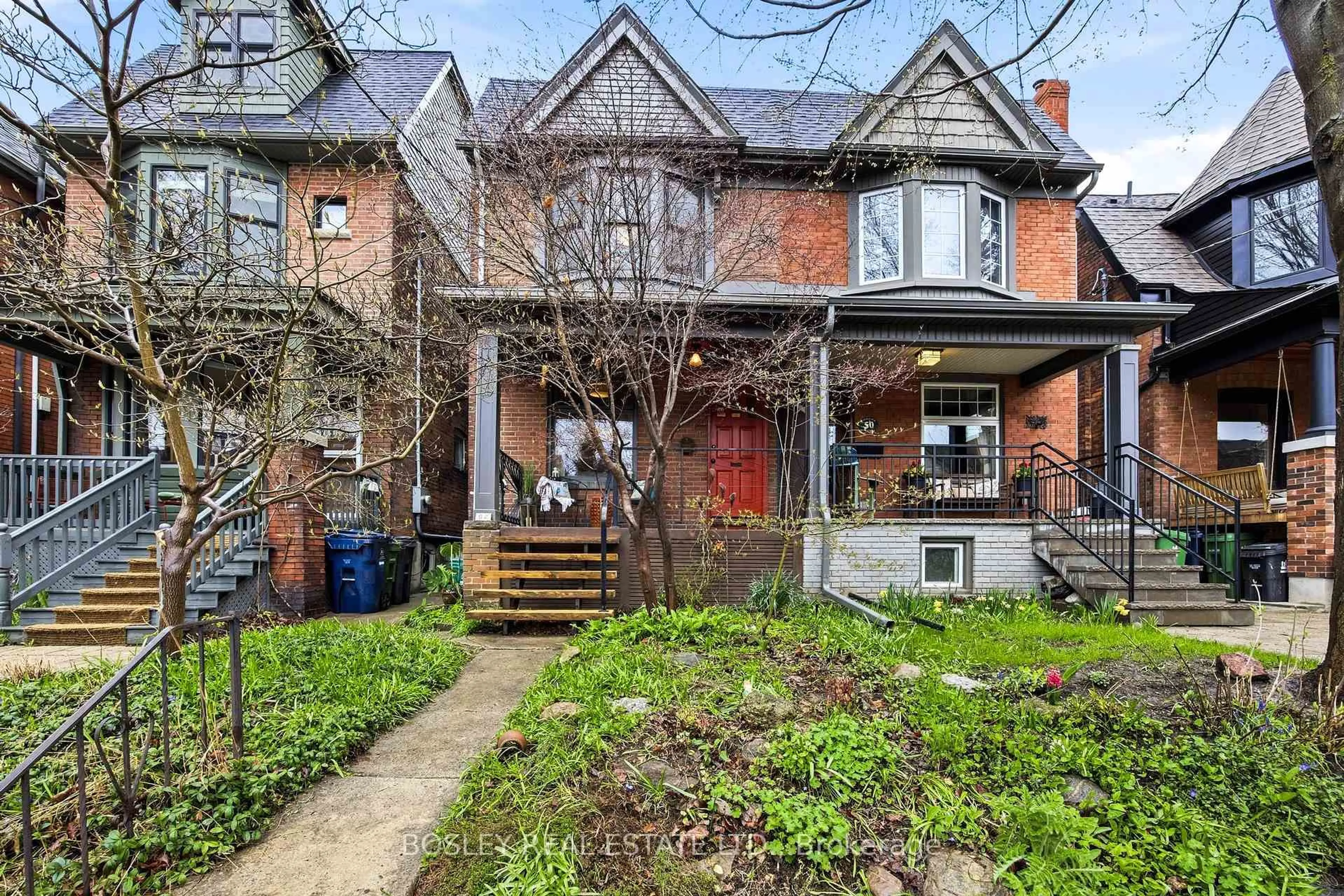 Home with brick exterior material, street for 52 Fermanagh Ave, Toronto Ontario M6R 1M2