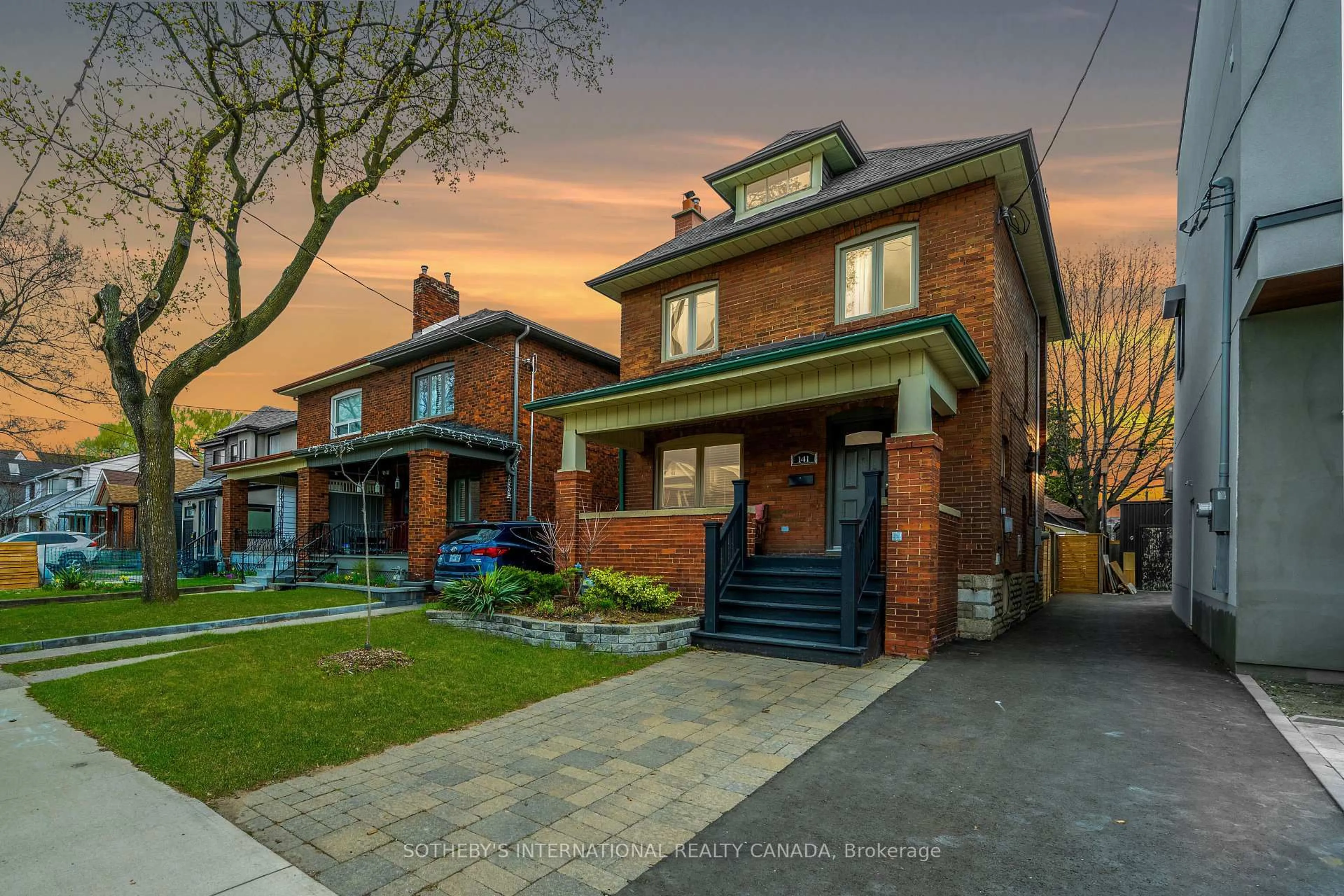 Home with brick exterior material, street for 141 Priscilla Ave, Toronto Ontario M6S 3W4