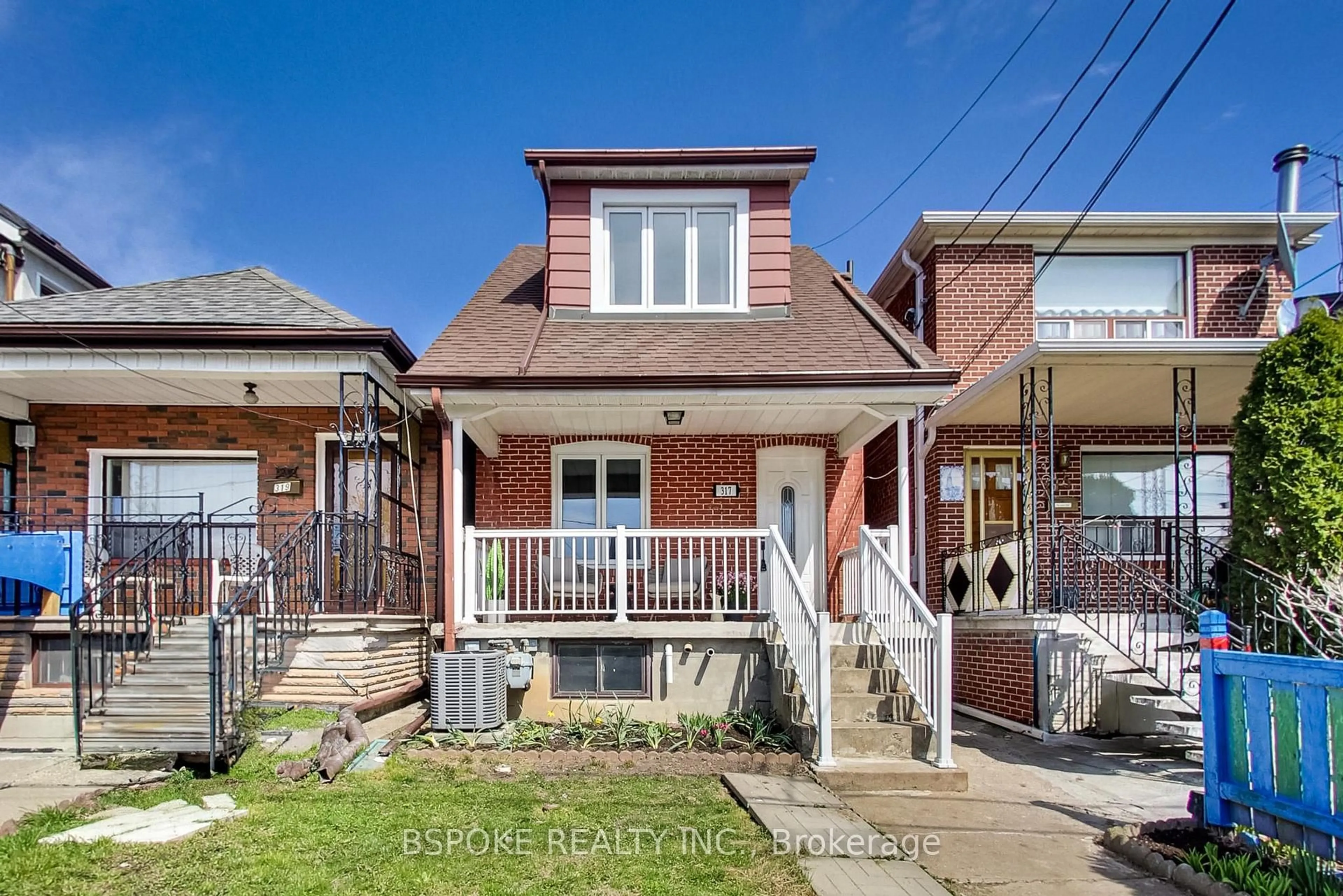Home with brick exterior material, street for 317 Boon Ave, Toronto Ontario M6E 4A4