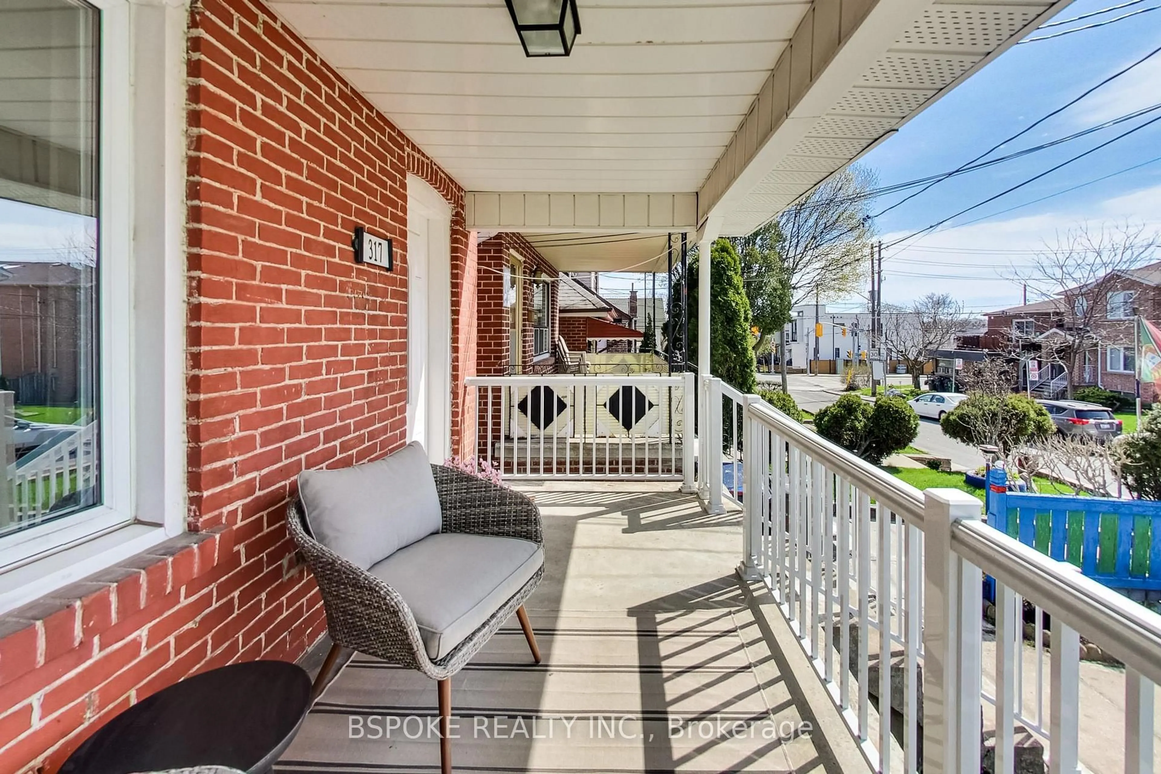 Patio, street for 317 Boon Ave, Toronto Ontario M6E 4A4