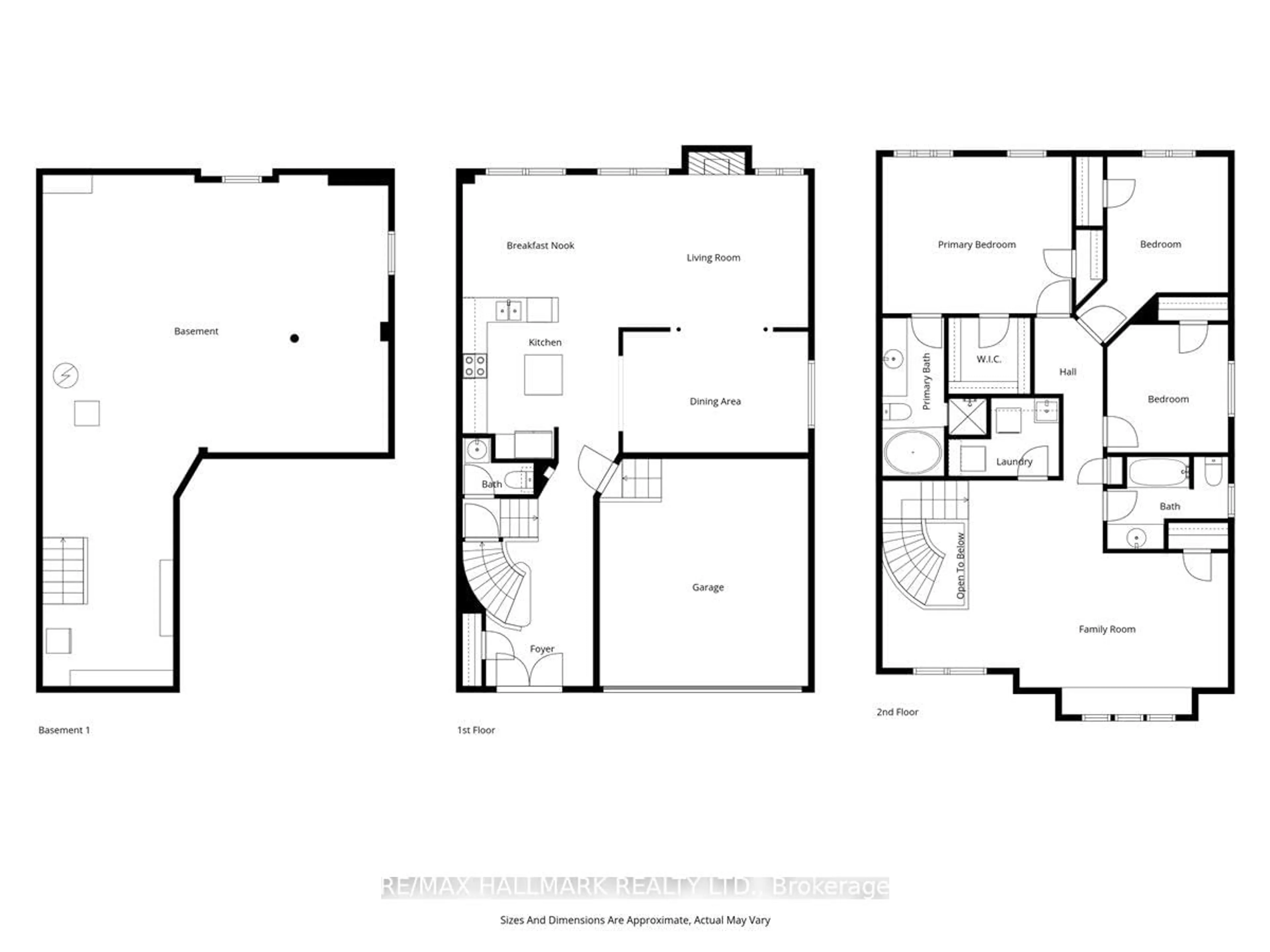 Floor plan for 1251 Weller Cross, Milton Ontario L9T 6J7