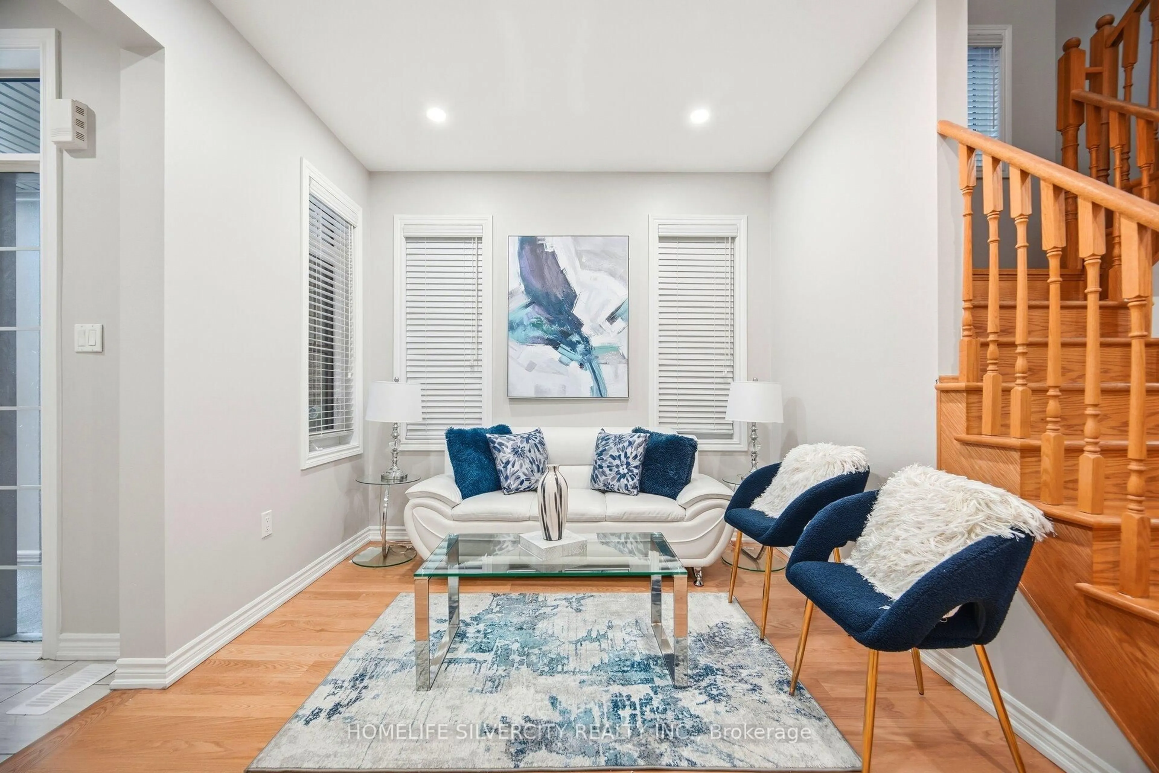 Living room with furniture, unknown for 28 Dolobram Tr, Brampton Ontario L4A 4Y1