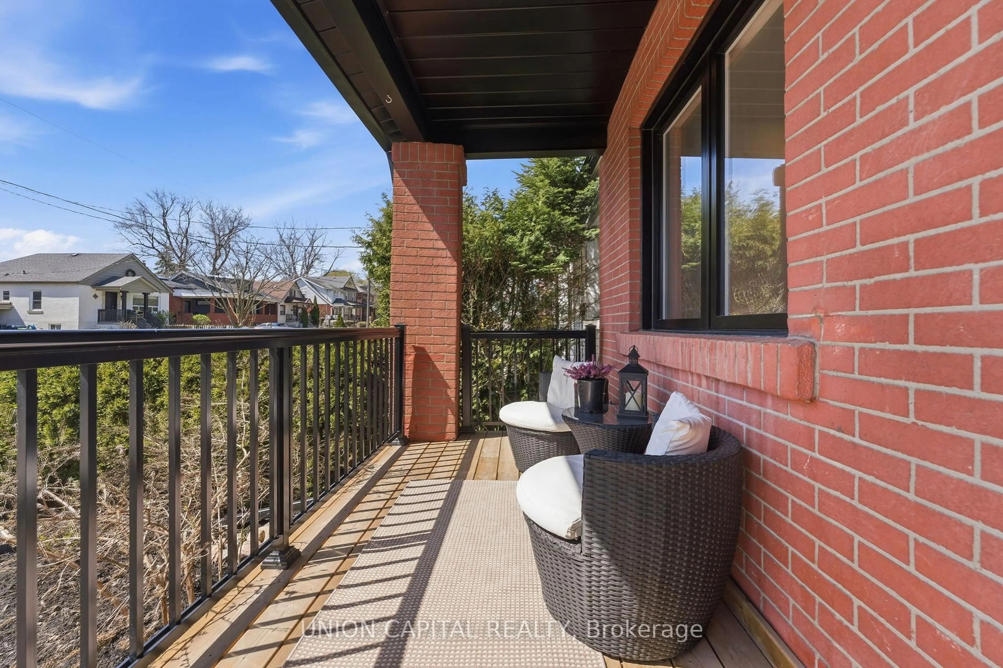 Balcony in the apartment, unknown for 72 Robert St, Toronto Ontario M9N 2J7