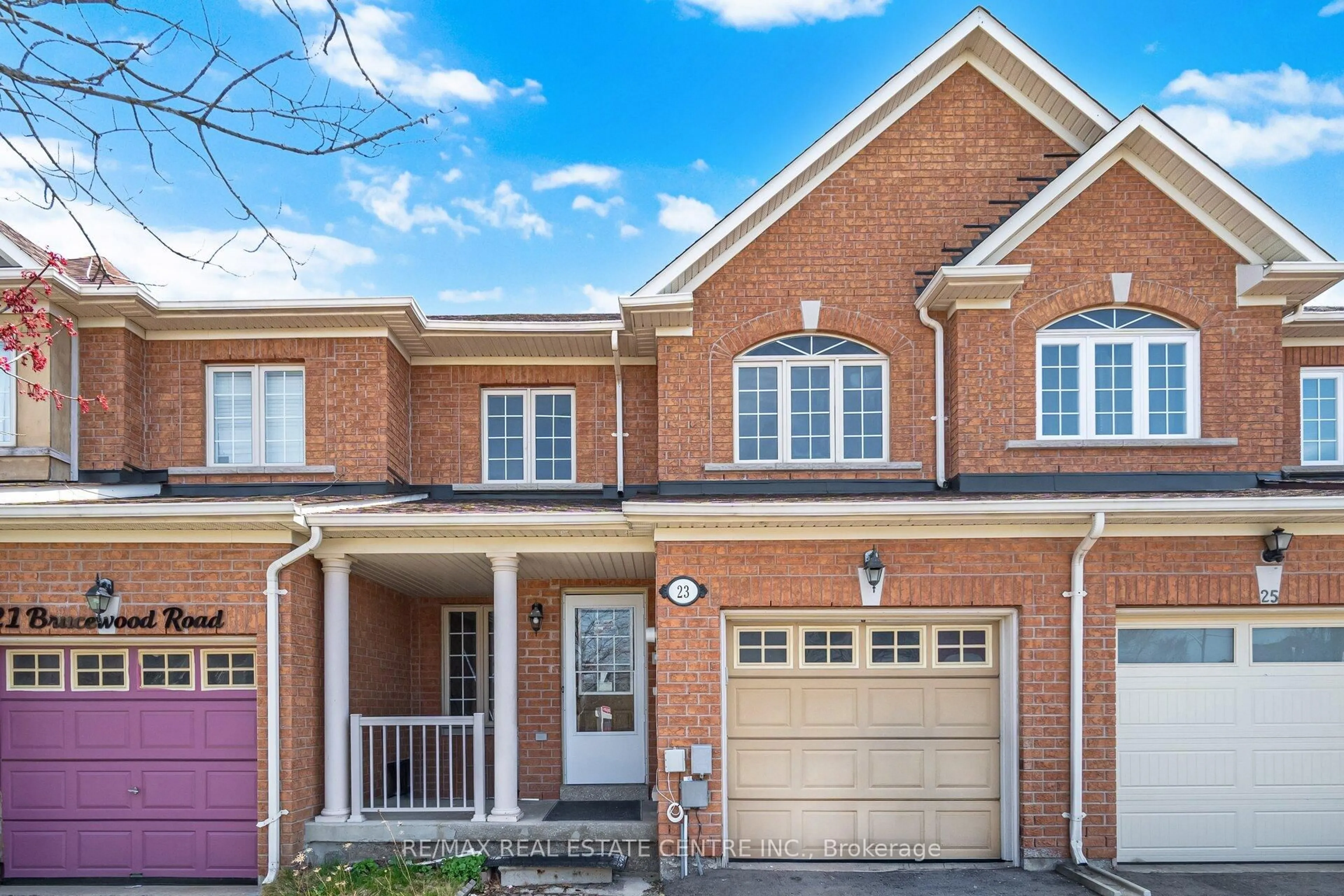 Home with brick exterior material, street for 23 Brucewood Rd, Brampton Ontario L6R 3N1