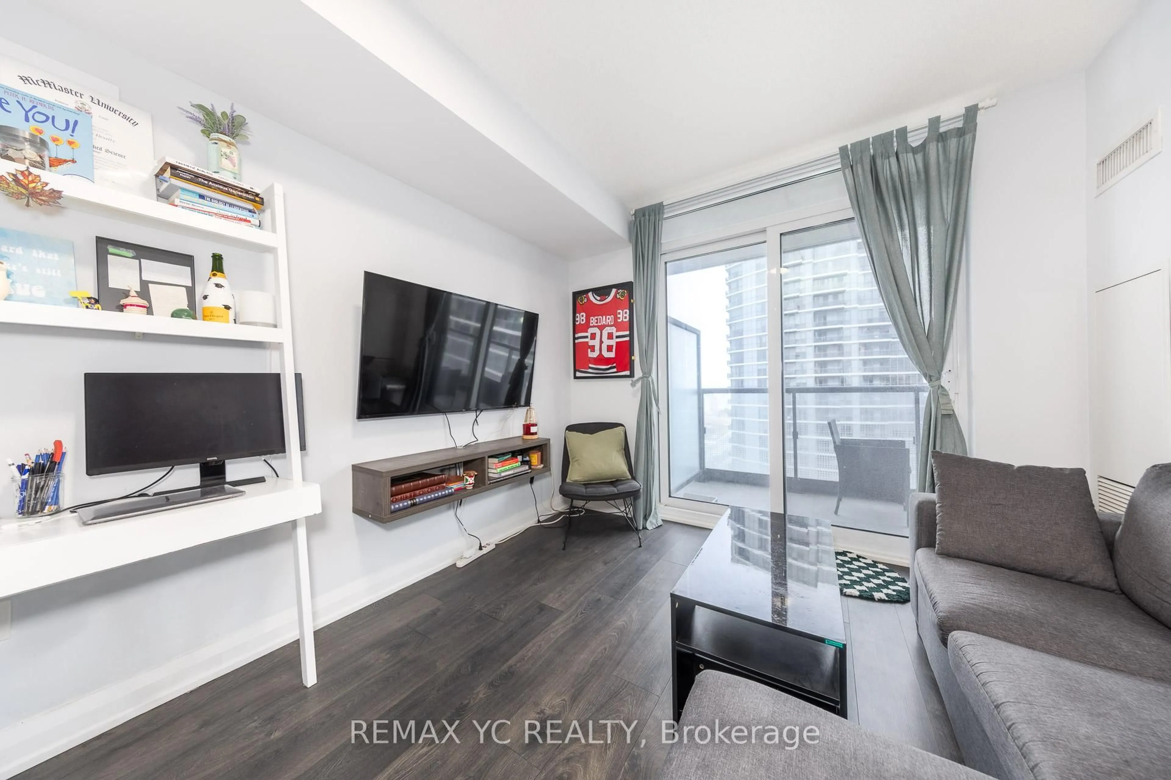 Living room with furniture, unknown for 30 Gibbs Rd #2604, Toronto Ontario M9B 0E4