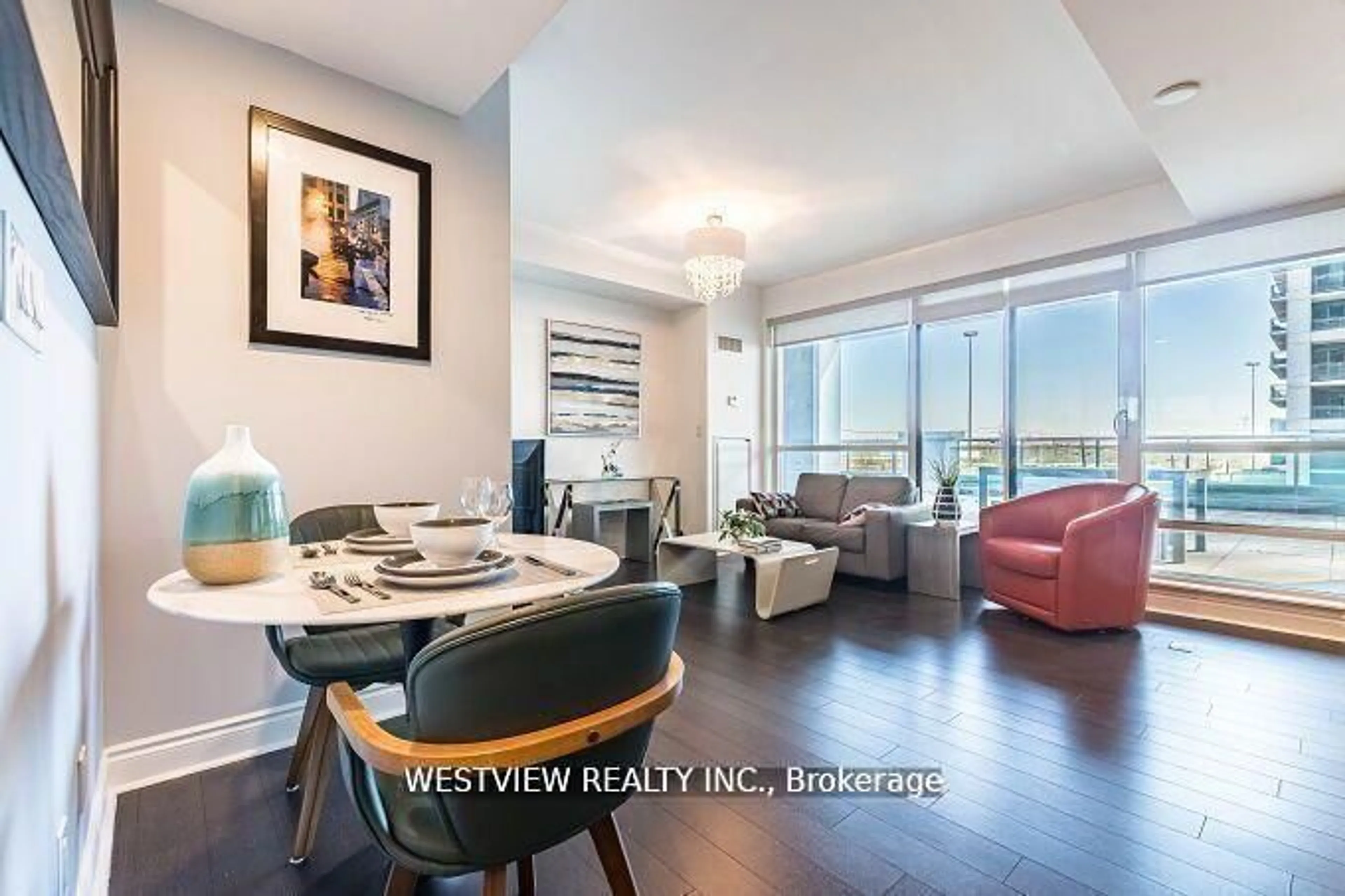 Living room with furniture, unknown for 16 Brookers Lane #405, Toronto Ontario M8V 0A5