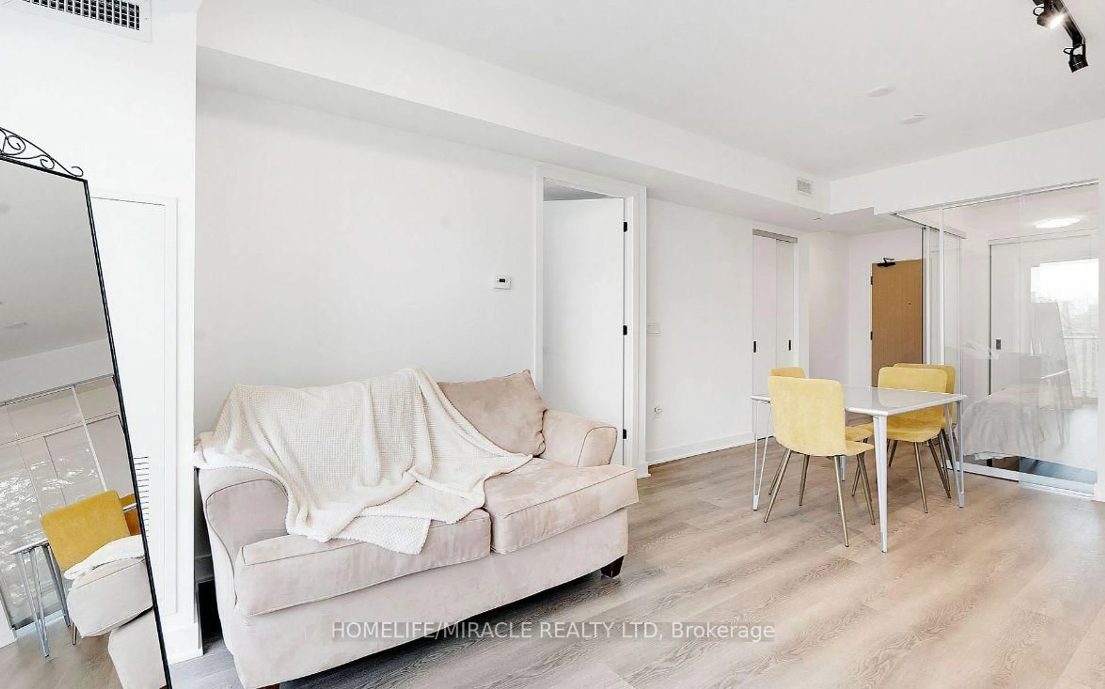 Living room with furniture, unknown for 36 Zorra St #320, Toronto Ontario M8Z 0G5
