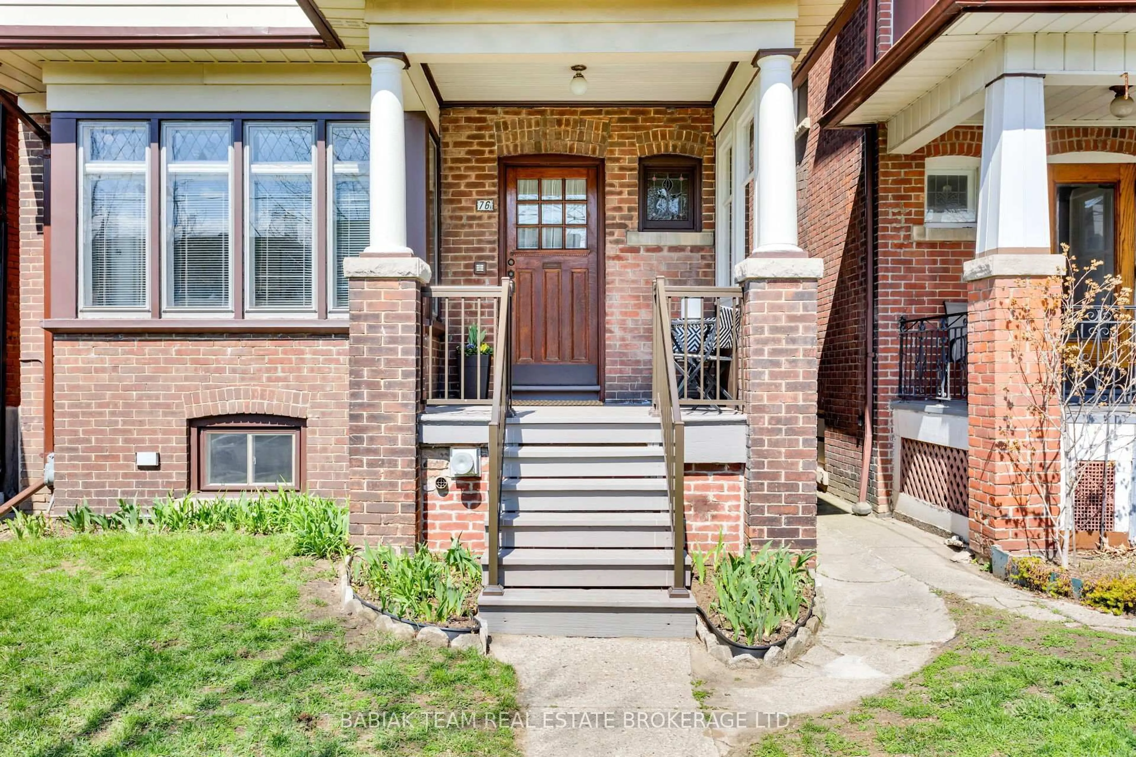 Home with brick exterior material, street for 76 Parkway Ave, Toronto Ontario M6R 1T5
